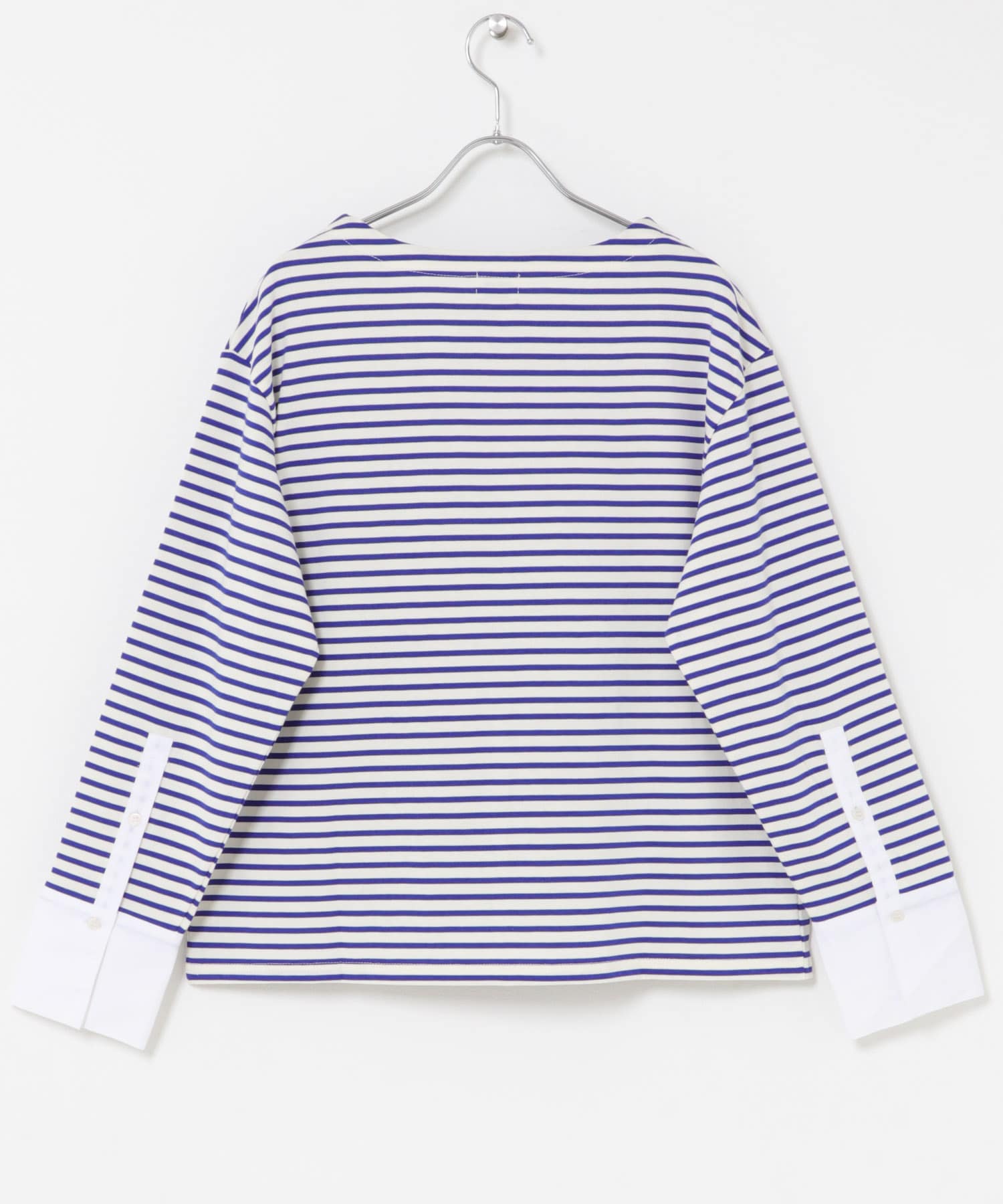 カフスドッキングボーダープルオーバー OFF×BLUE Free