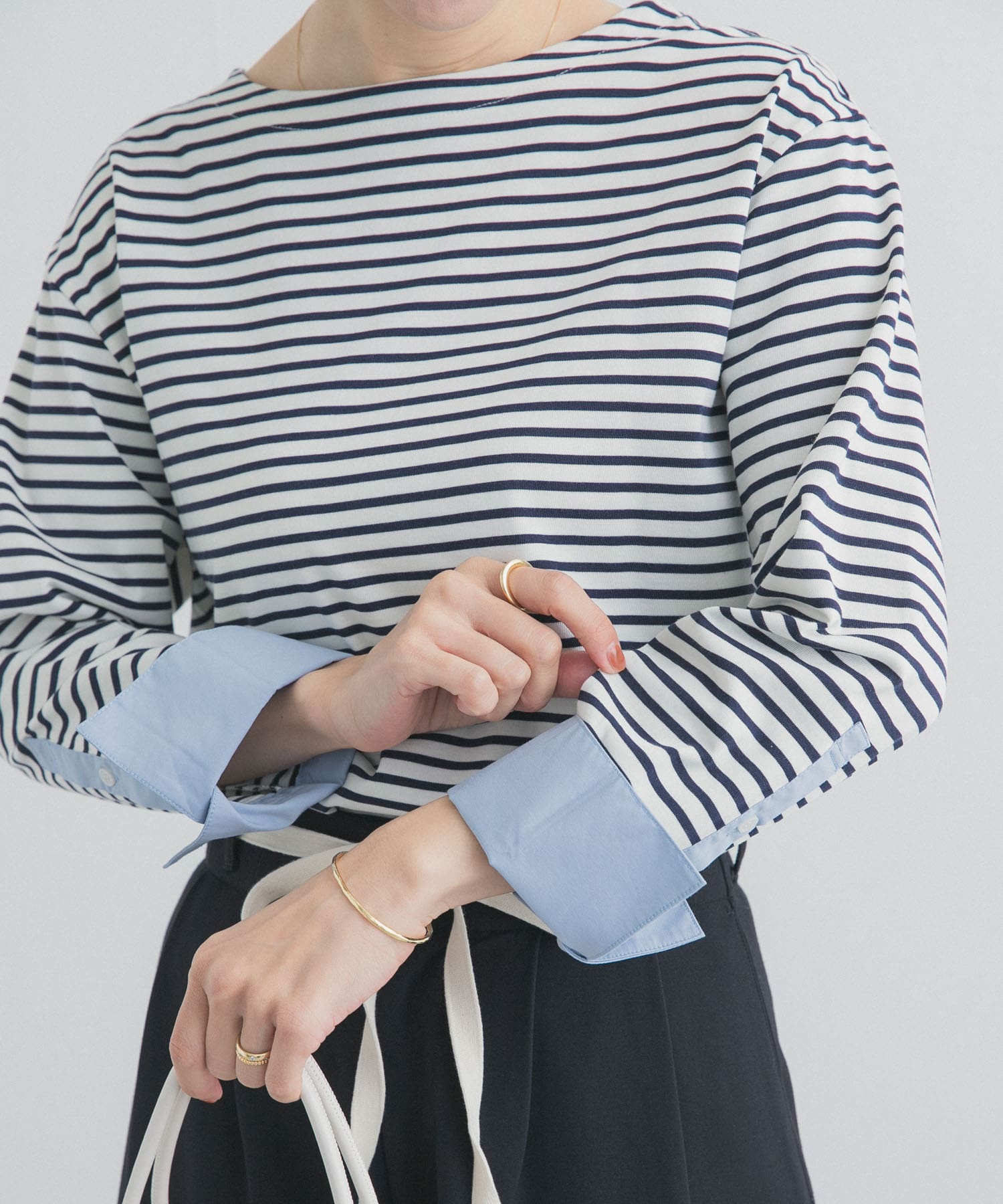 カフスドッキングボーダープルオーバー