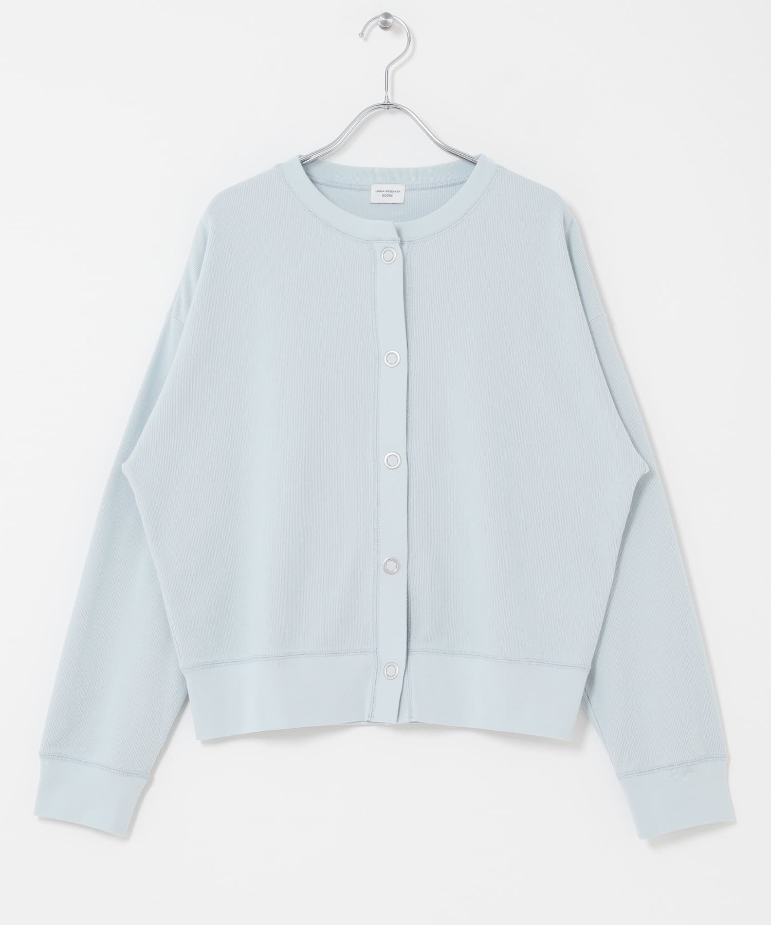 ライトタックフライスカーディガン L.BLUE Free