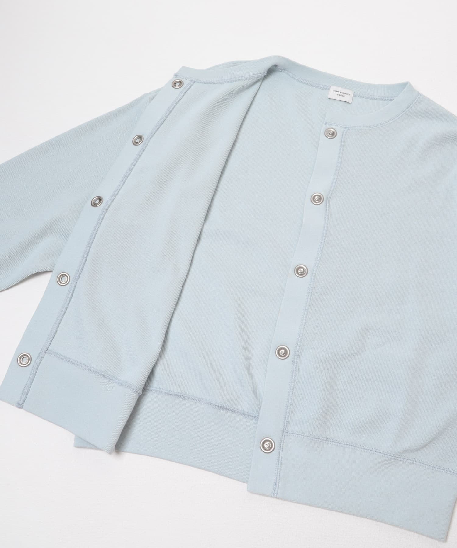 ライトタックフライスカーディガン L.BLUE Free