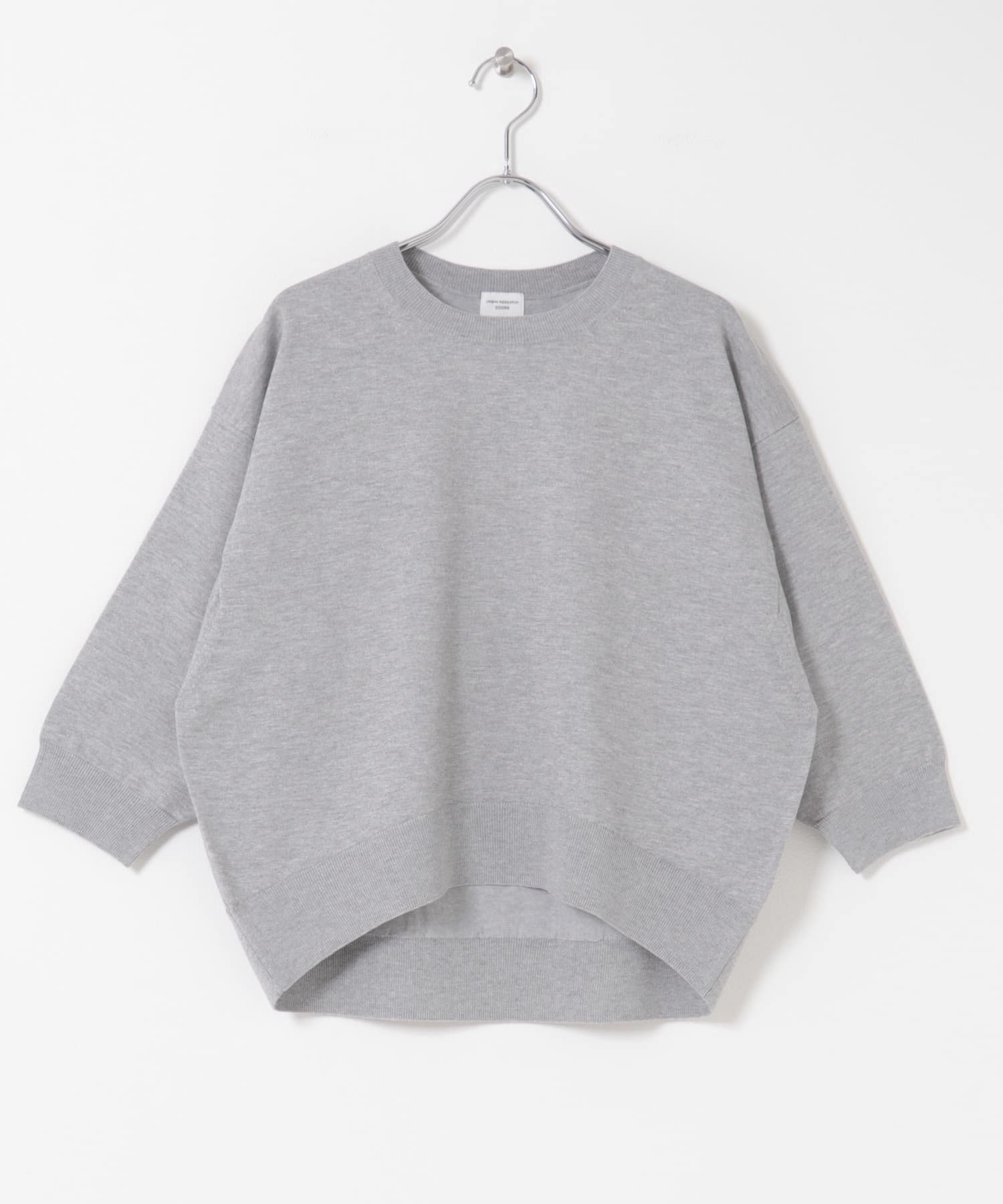 ウォッシャブルブライトプルオーバー L.GRAY Free