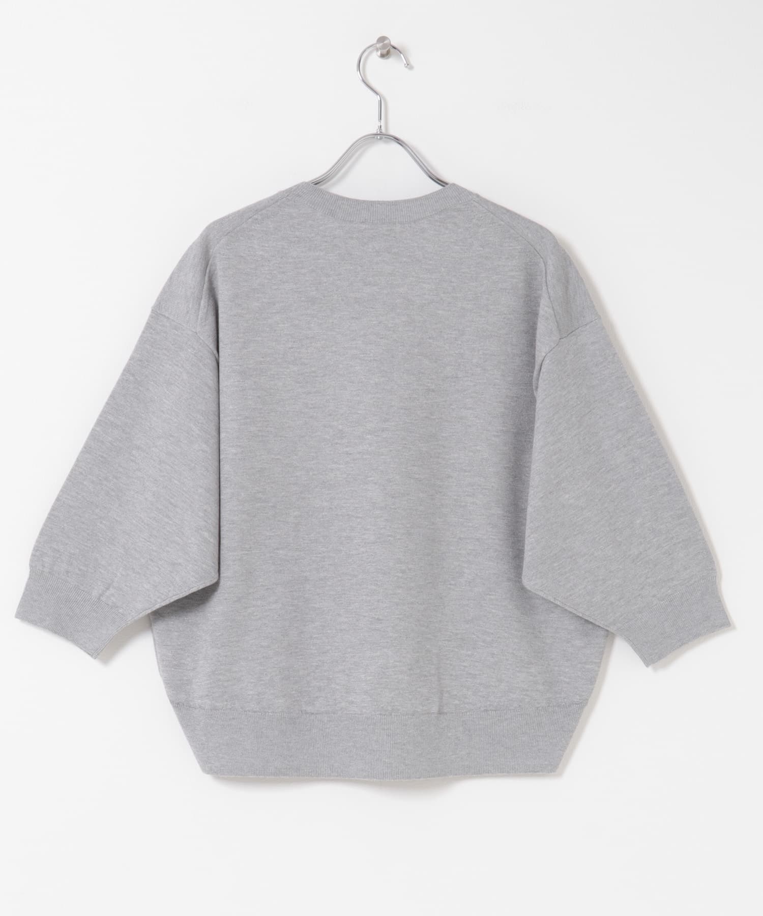 ウォッシャブルブライトプルオーバー L.GRAY Free