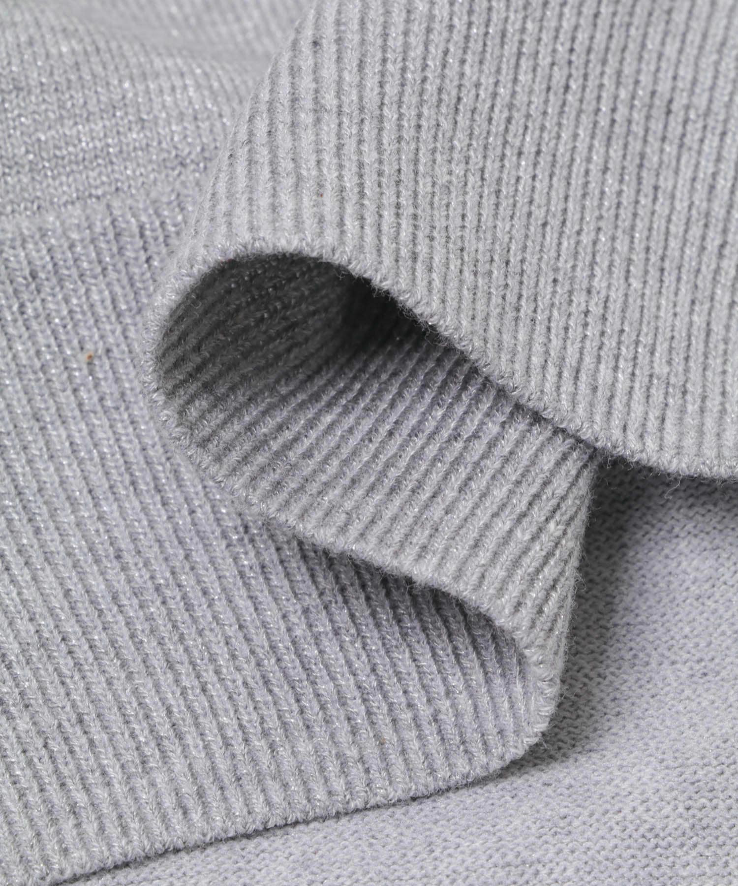 ウォッシャブルブライトプルオーバー L.GRAY Free