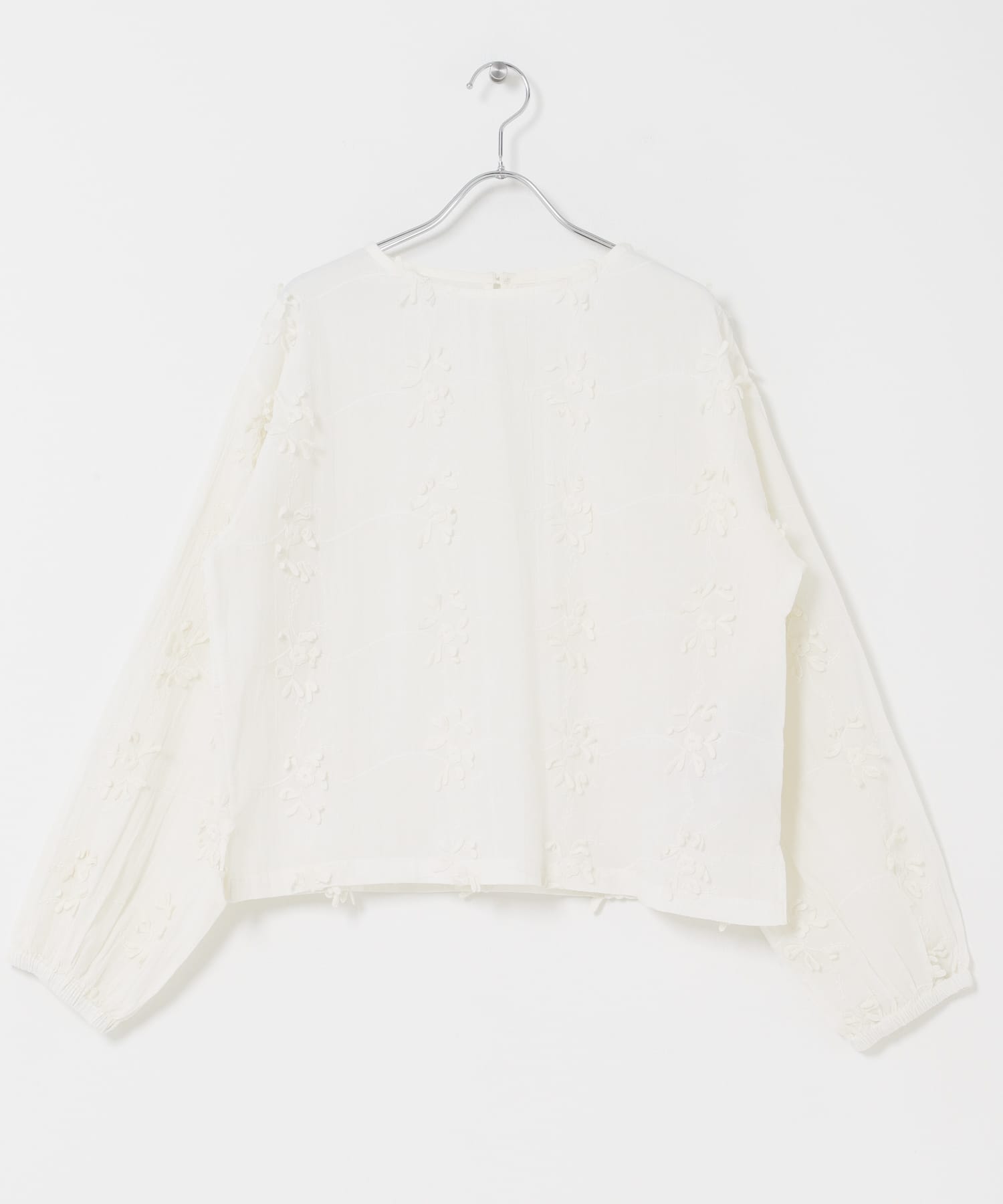 立体刺繍ブラウス OFF Free