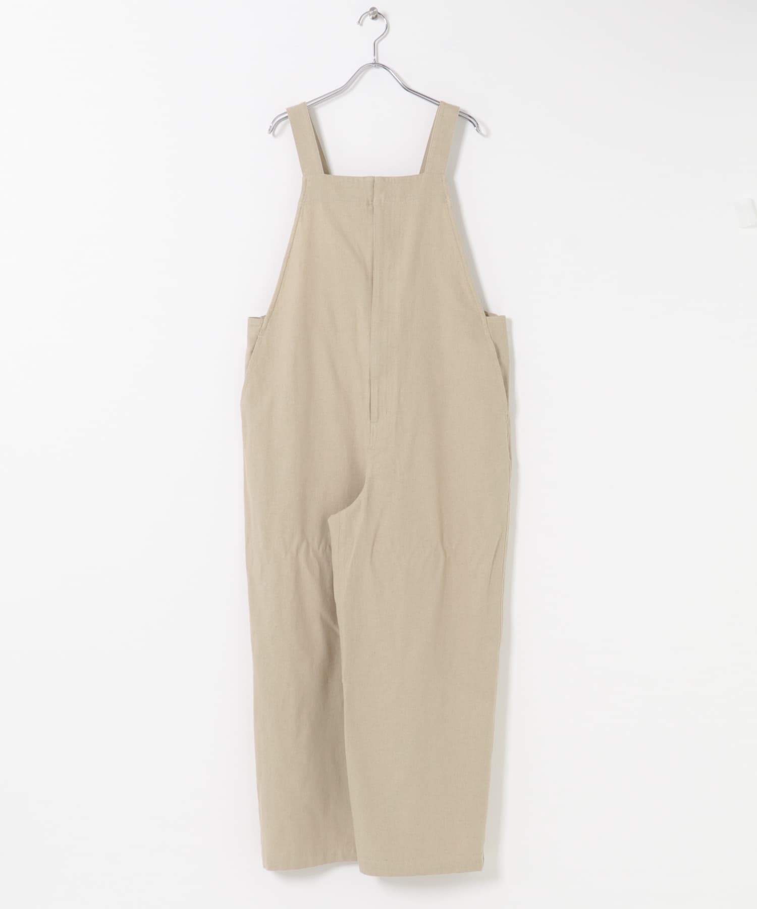 フロントZIPサロペット NATURAL S