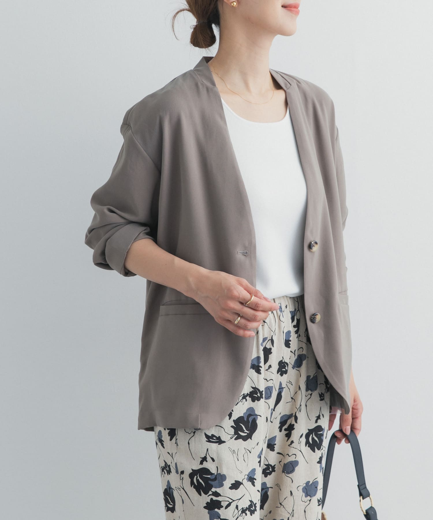 ノーカラージャケット