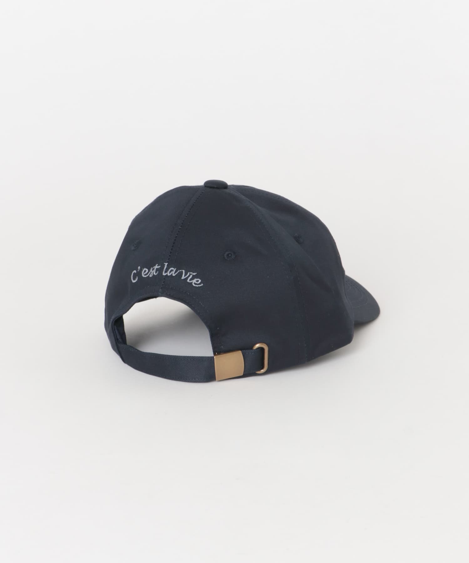 刺繍ツイルキャップ NAVY One