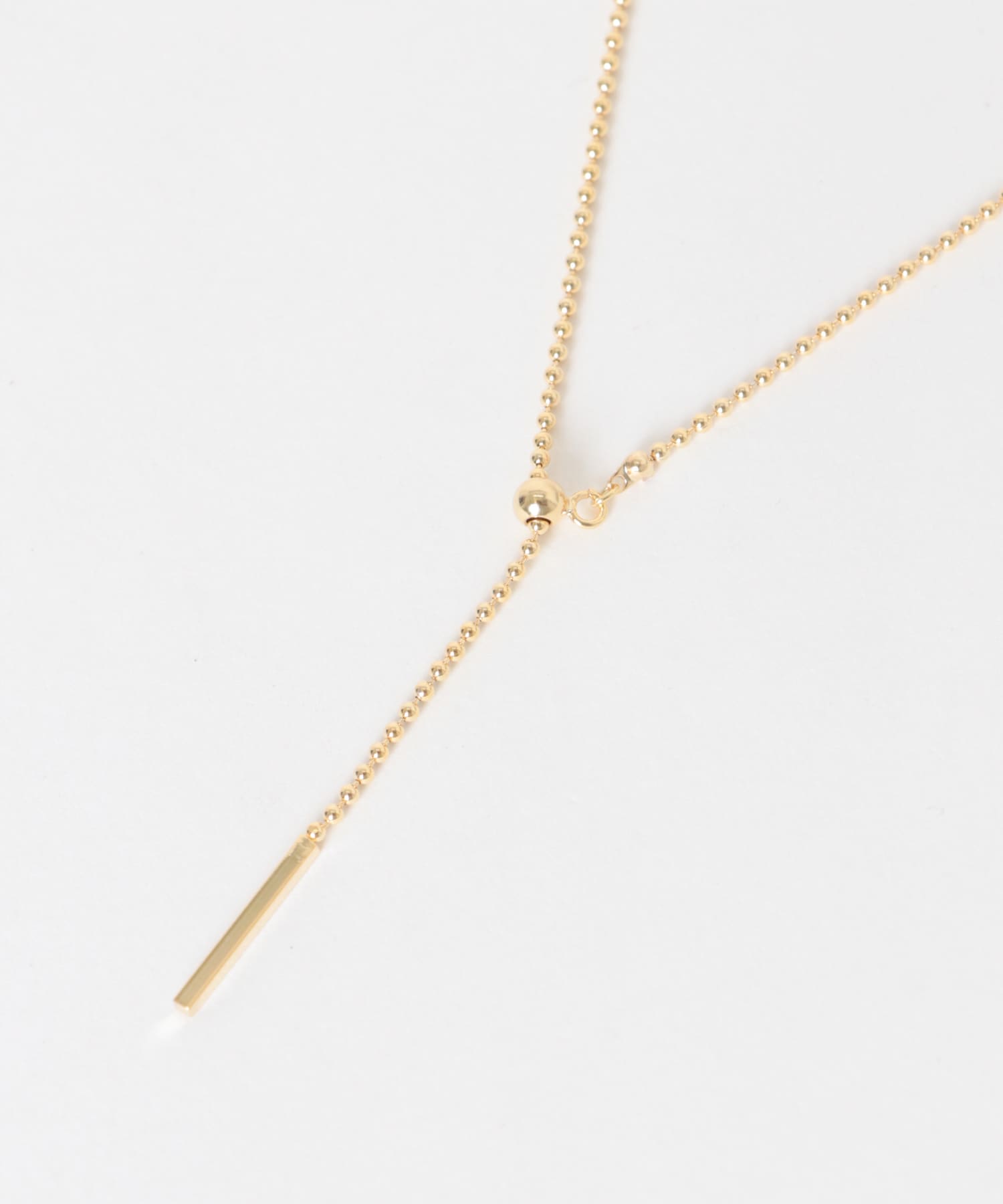 ボールチェーンスライドネックレス GOLD One