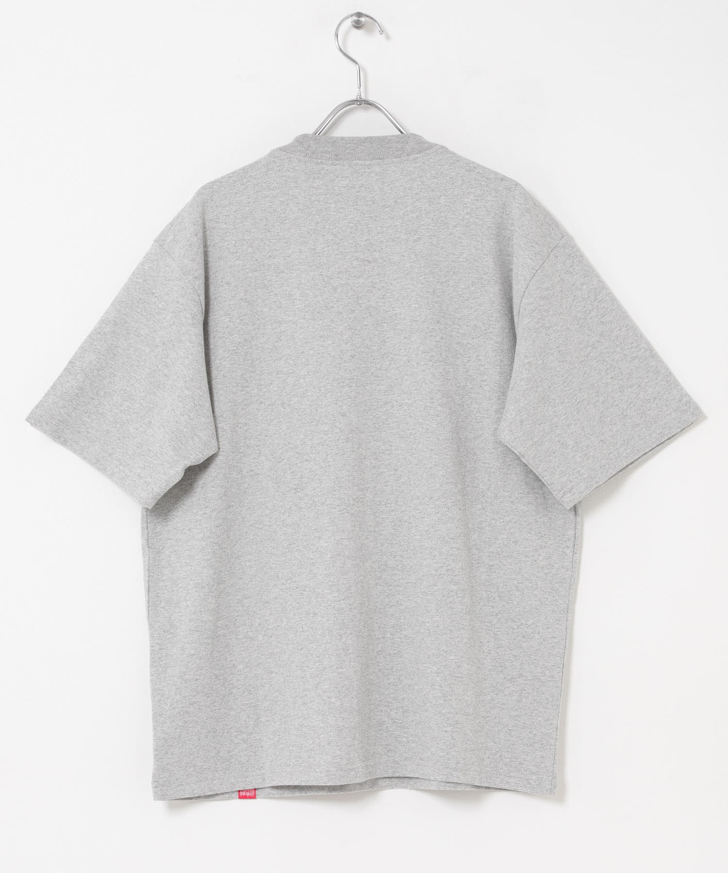 『別注』MANHATTAN PORTAGE×DOORS　1ポイント プリントTシャツ TOP GRAY M