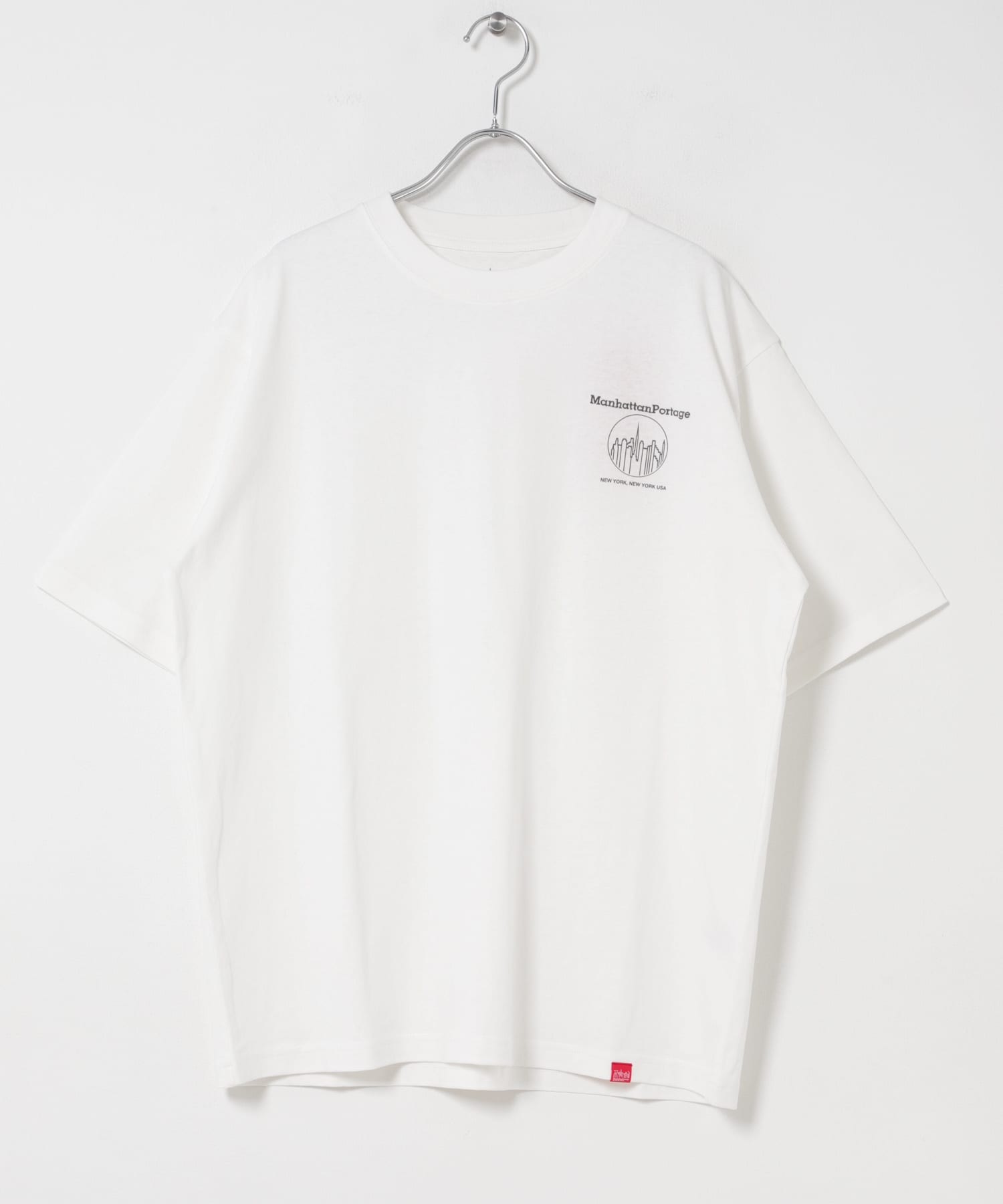 『別注』MANHATTAN PORTAGE×DOORS　1ポイント プリントTシャツ