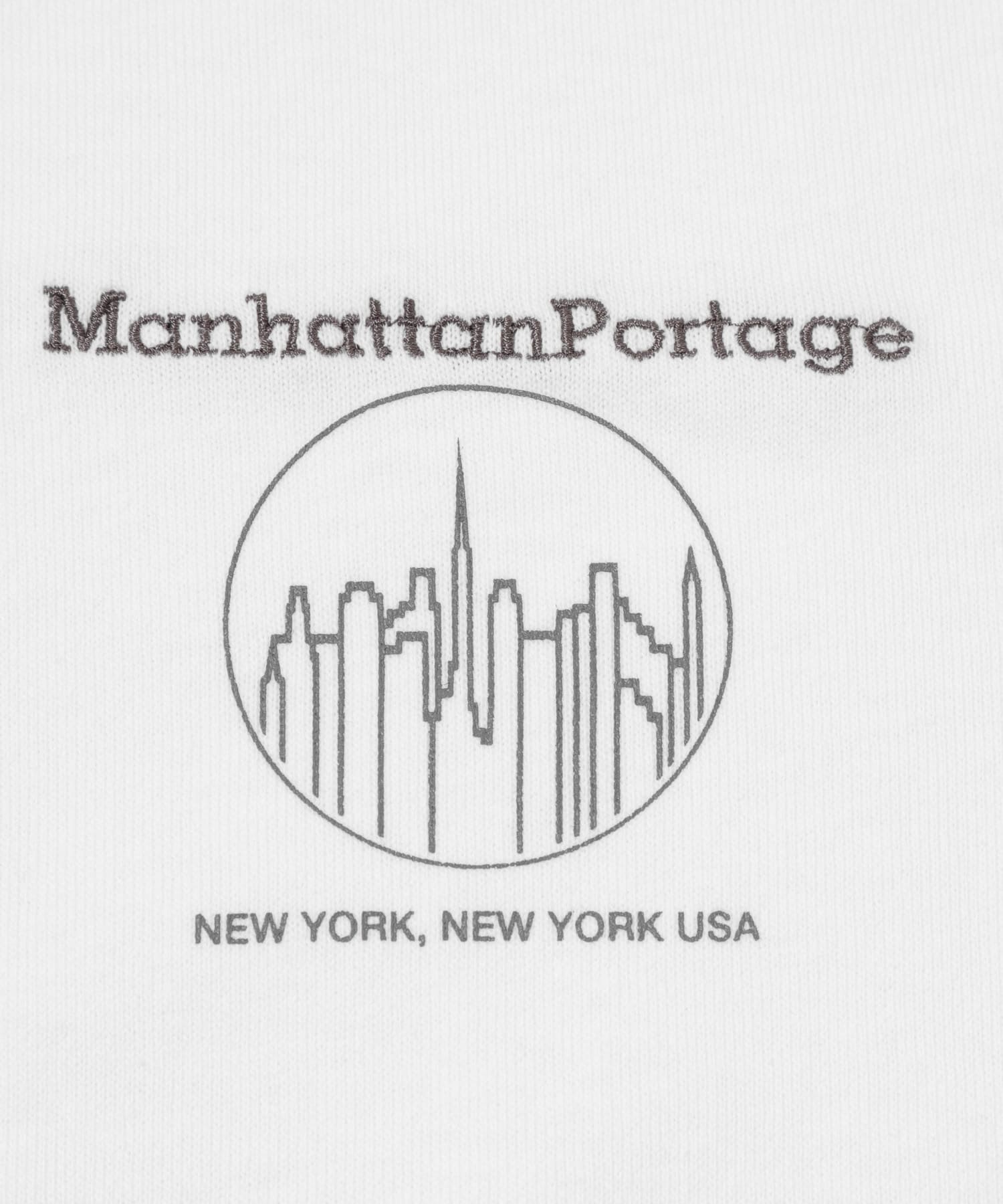 『別注』MANHATTAN PORTAGE×DOORS　1ポイント プリントTシャツ OFF M