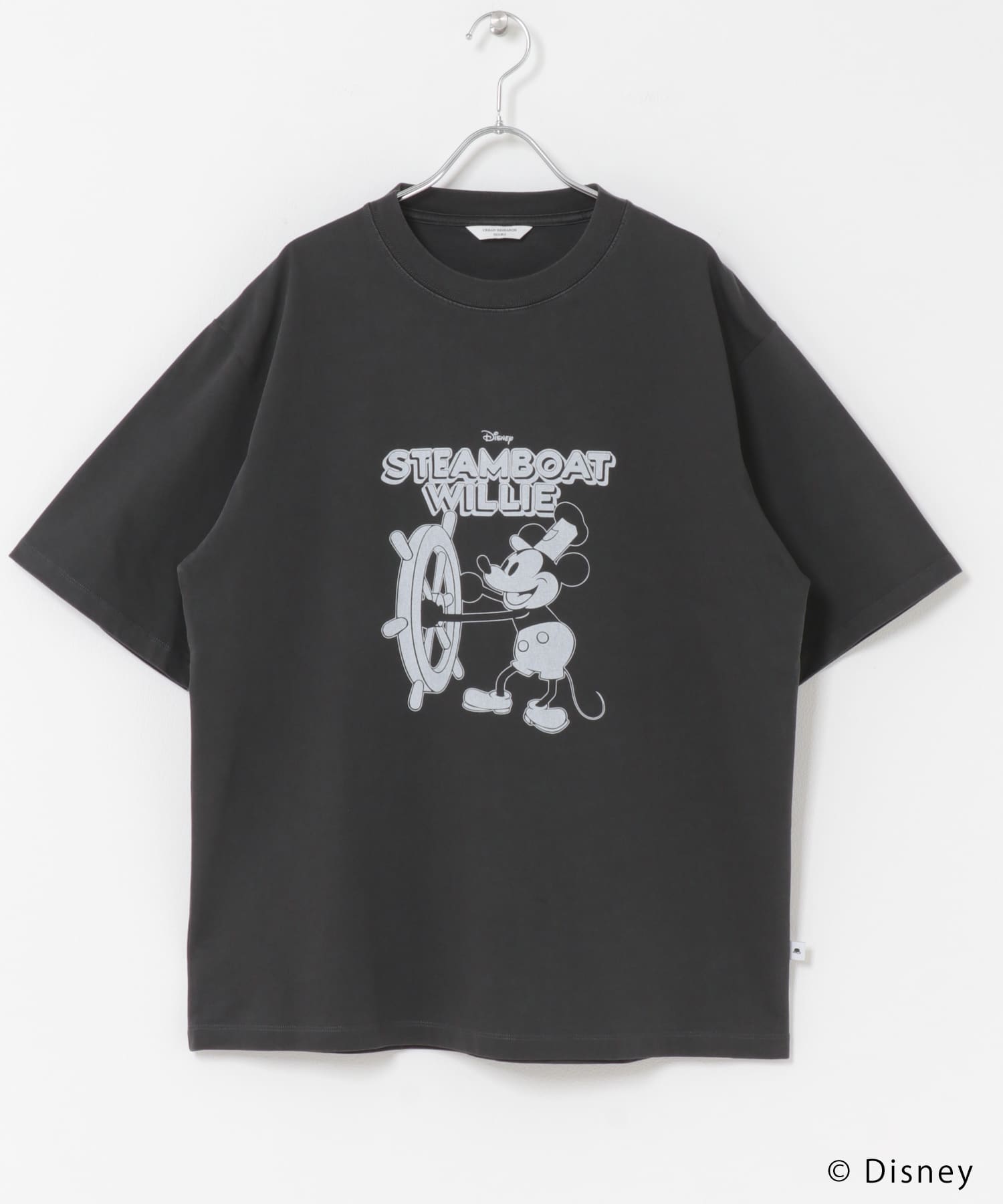 別注/Disney/プリントTシャツ CHARCOAL M