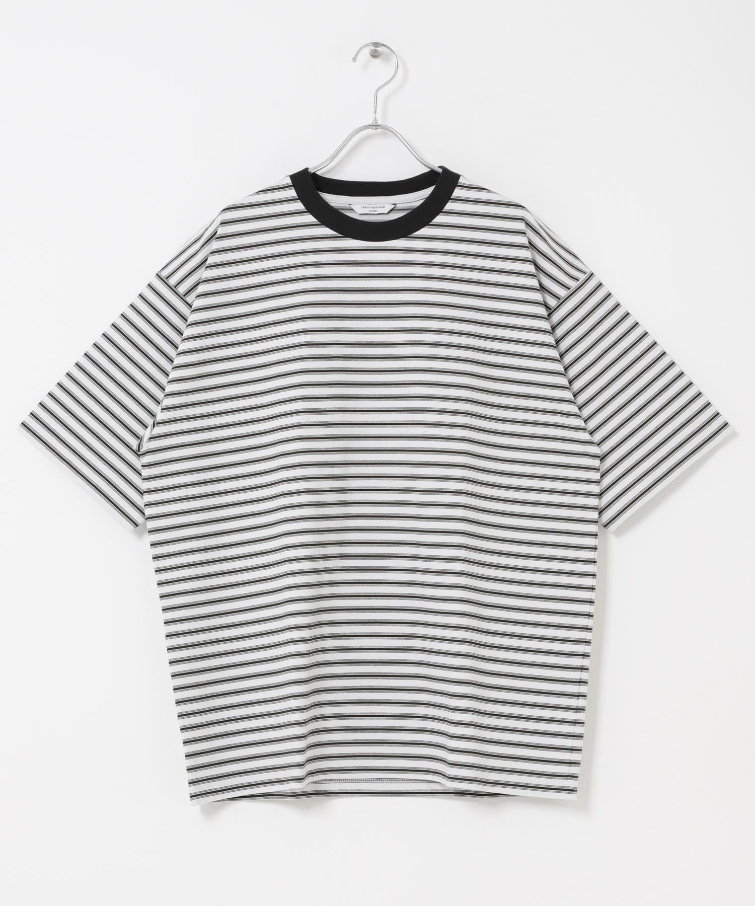 プレーティングマルチボーダーTシャツ