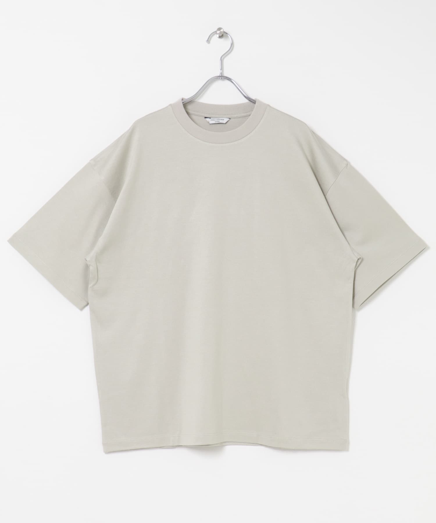 コットンレーヨンクルーネック ショートスリーブ Tシャツ