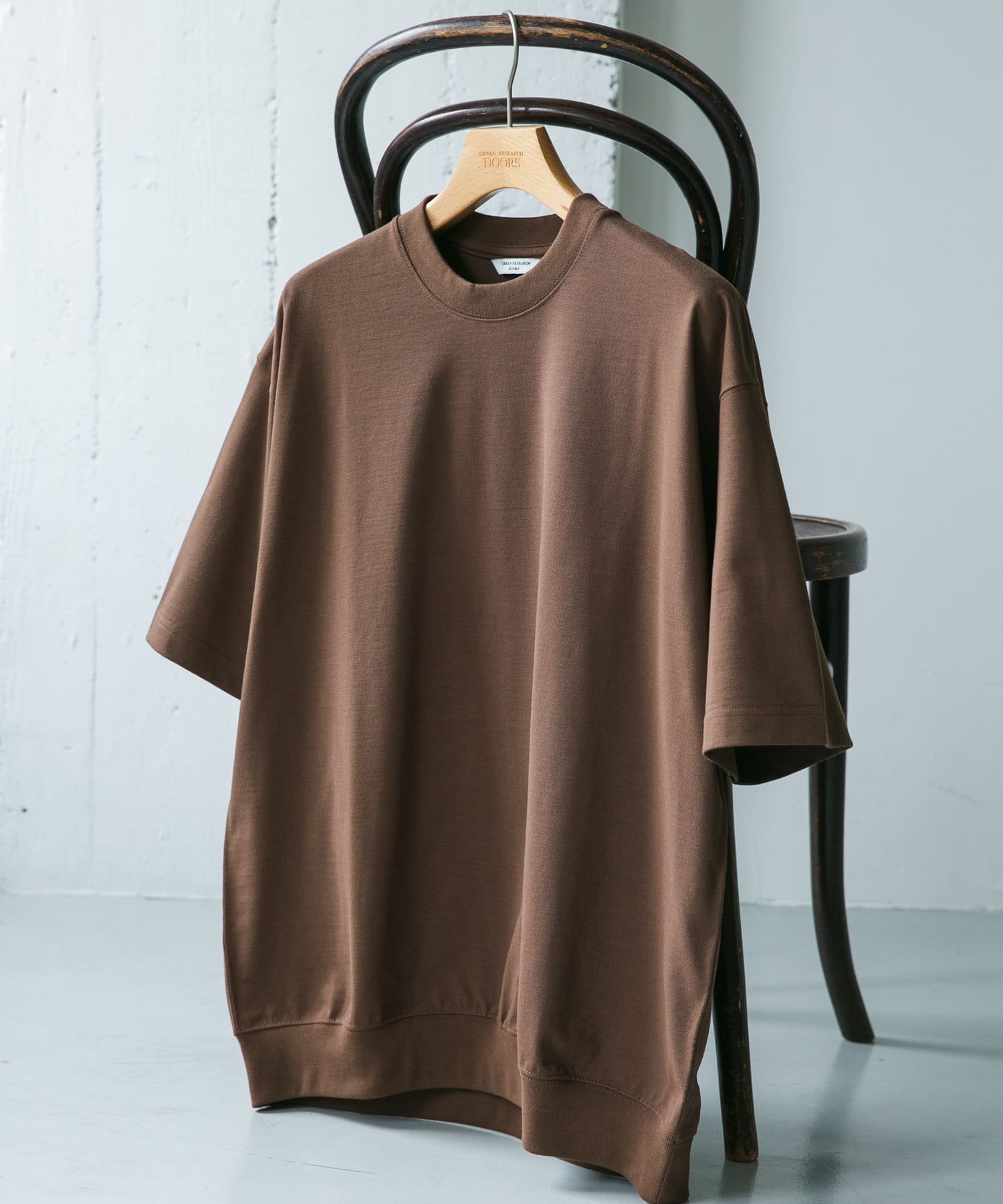 『吸水速乾/防シワ/抗ピリング/UVカット/イージーケア』DRYMIX クルーネック ショートスリーブ スウェットTシャツ