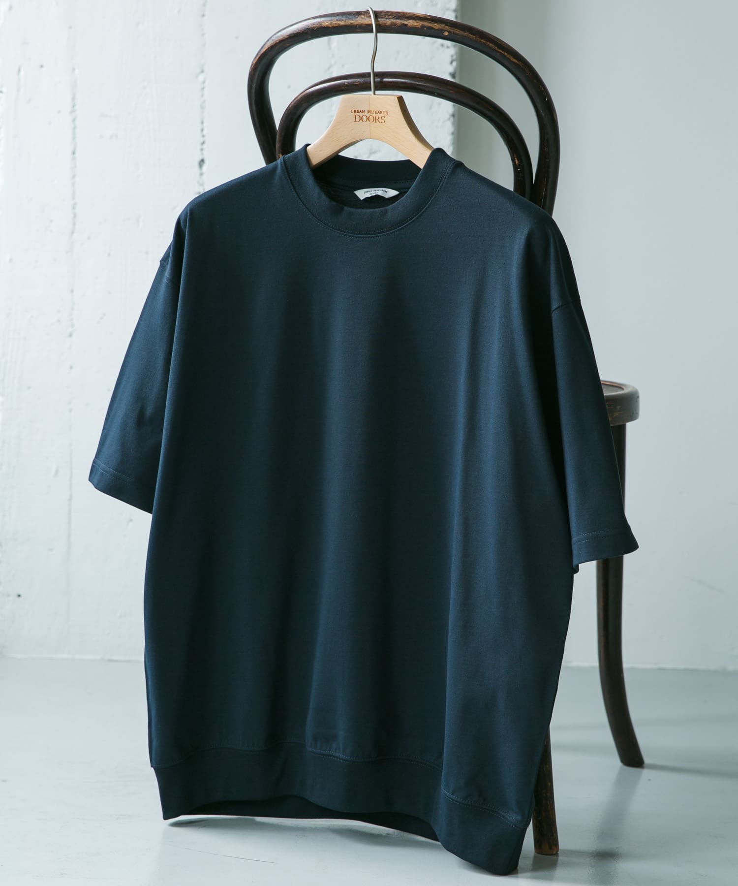 『吸水速乾/防シワ/抗ピリング/UVカット/イージーケア』DRYMIX クルーネック ショートスリーブ スウェットTシャツ