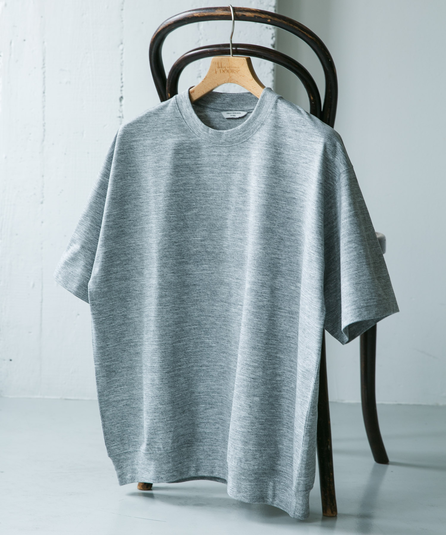 『吸水速乾/防シワ/抗ピリング/UVカット/イージーケア』DRYMIX クルーネック ショートスリーブ スウェットTシャツ
