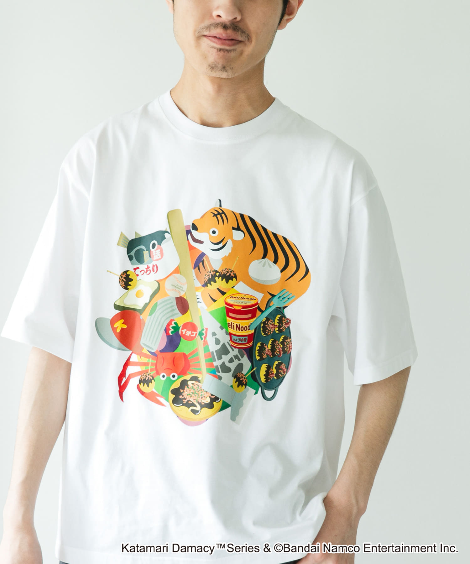 塊魂 ショートスリーブプリントTシャツ