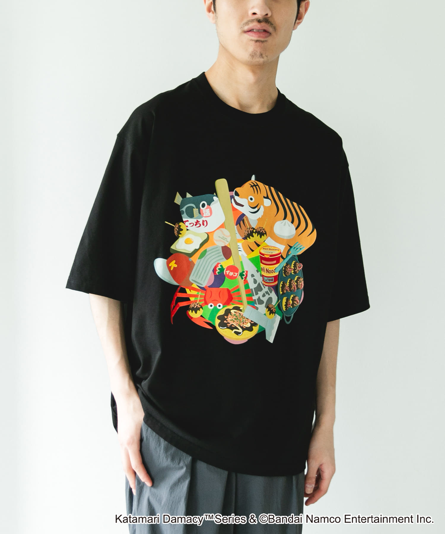 塊魂 ショートスリーブプリントTシャツ