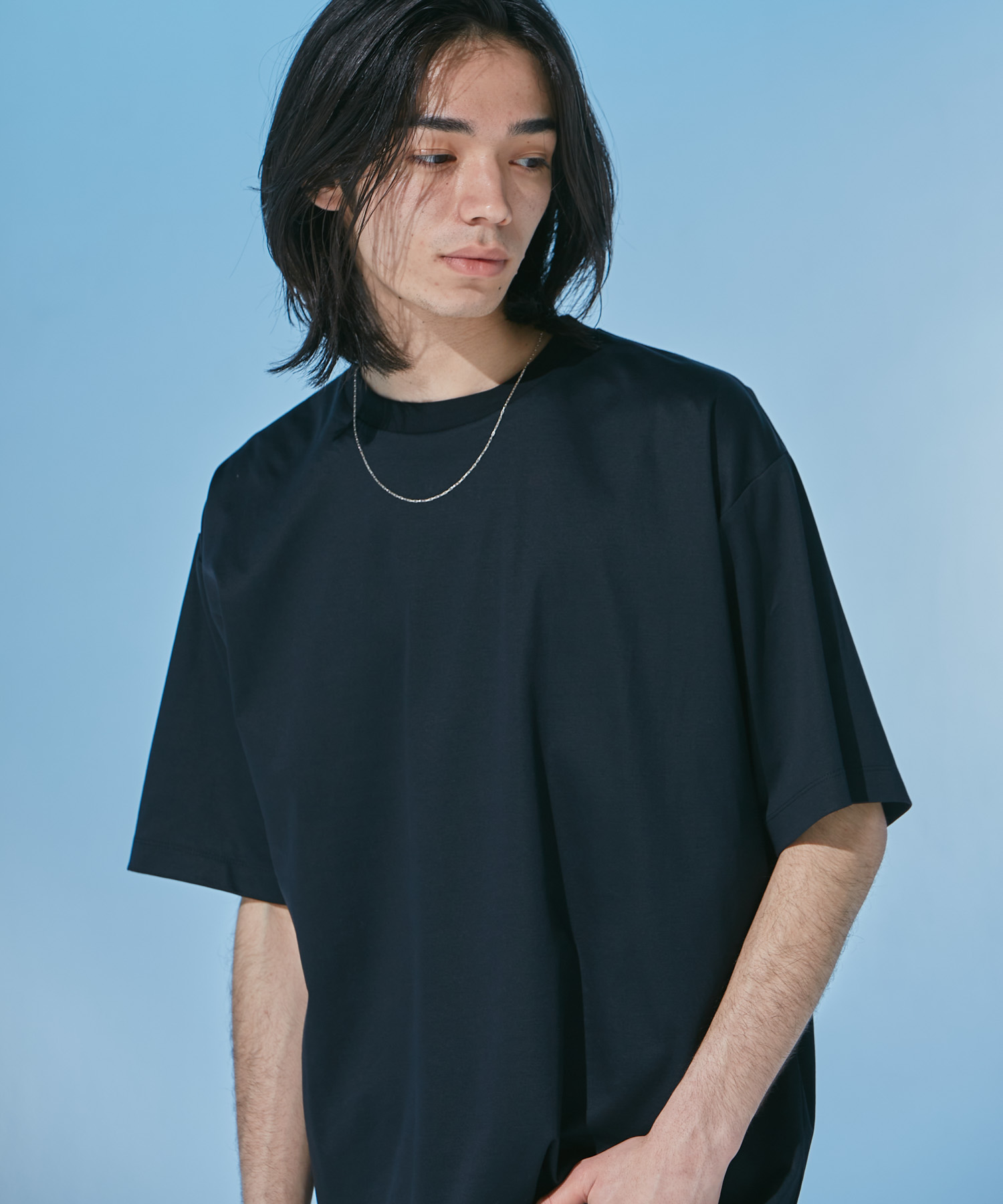 『UR TECH』 サマシェア クルーネックTシャツ