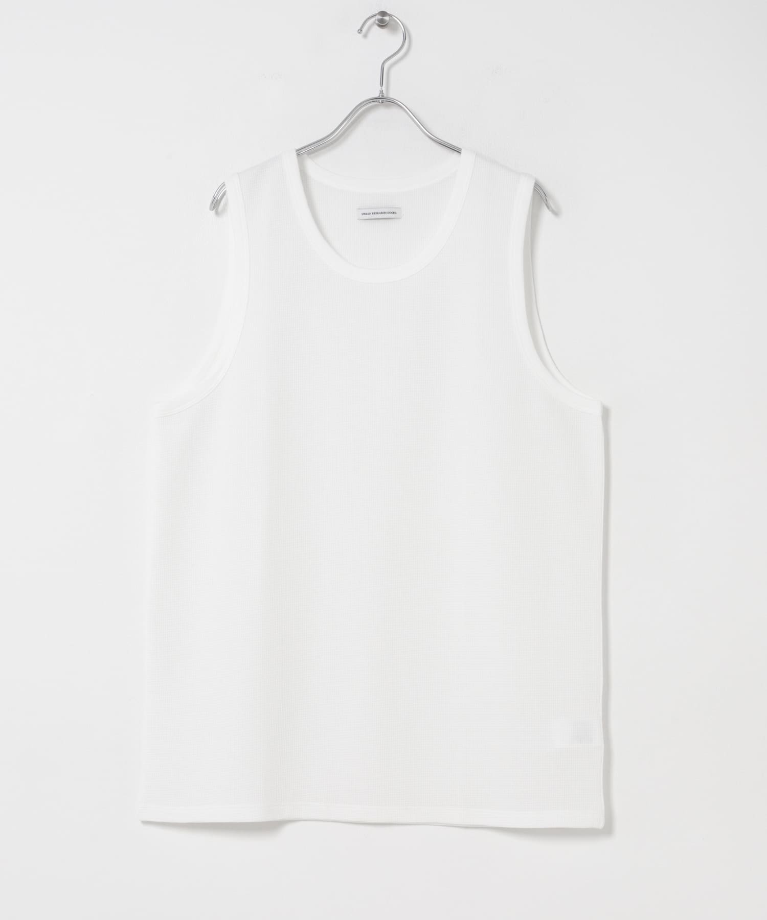 吸水速乾ワッフルタンクトップ WHITE M