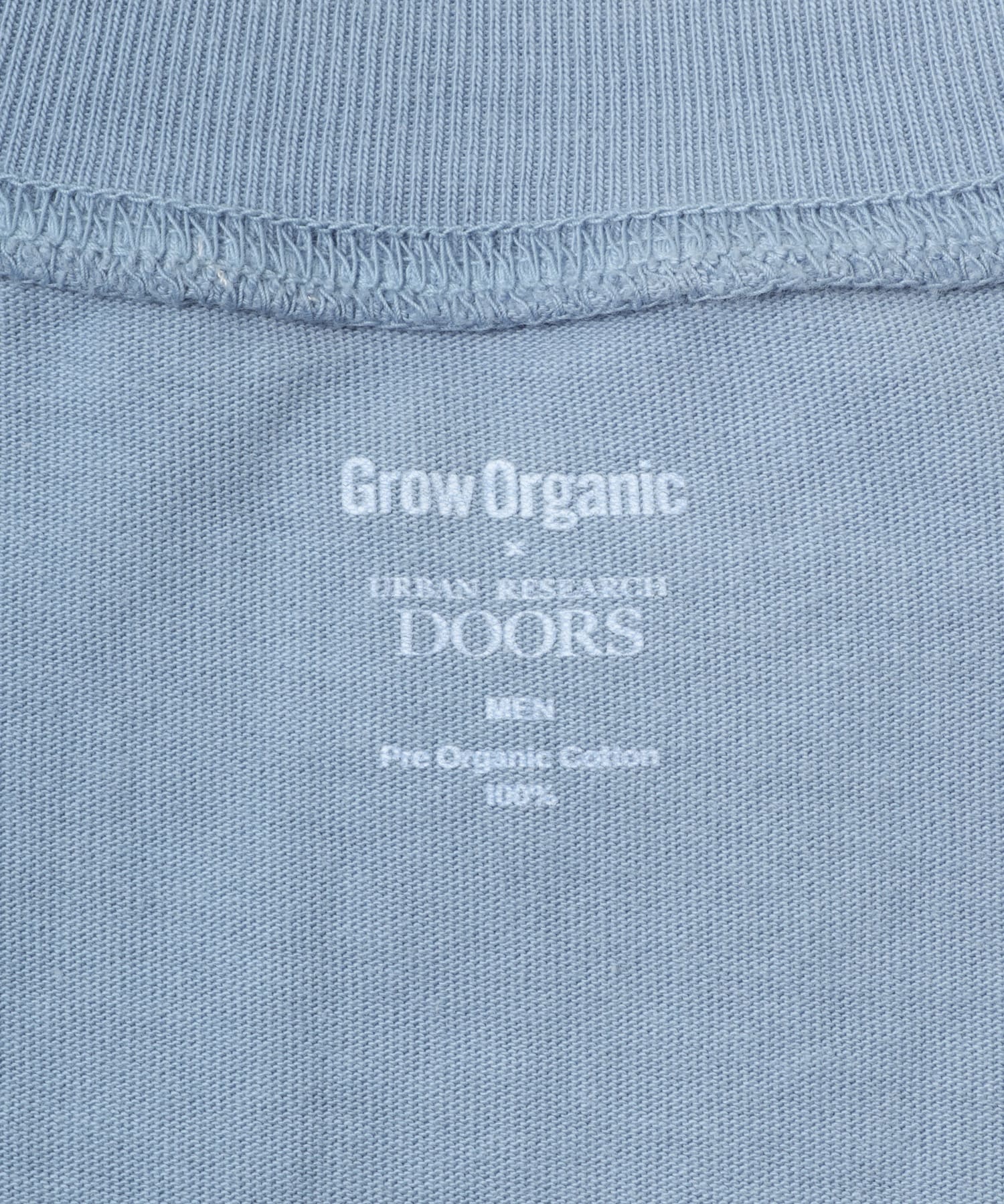 Grow Organic スウェットTシャツ BLUE M