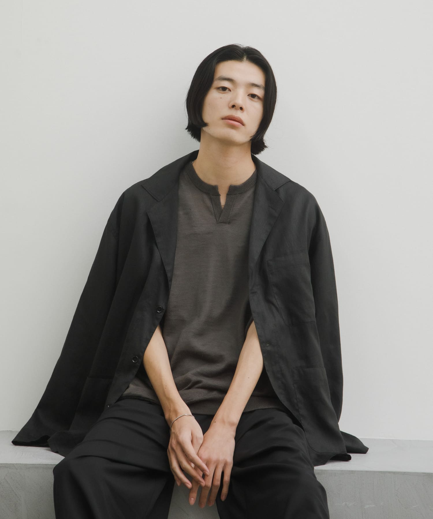 Ramie High Gauge KnitVest