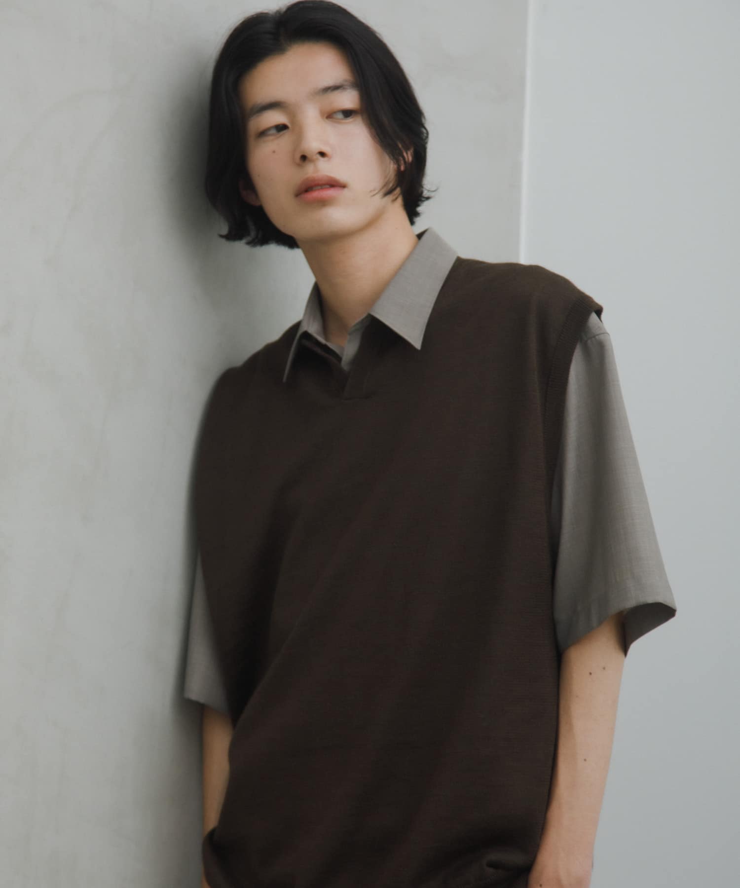 Ramie High Gauge KnitVest