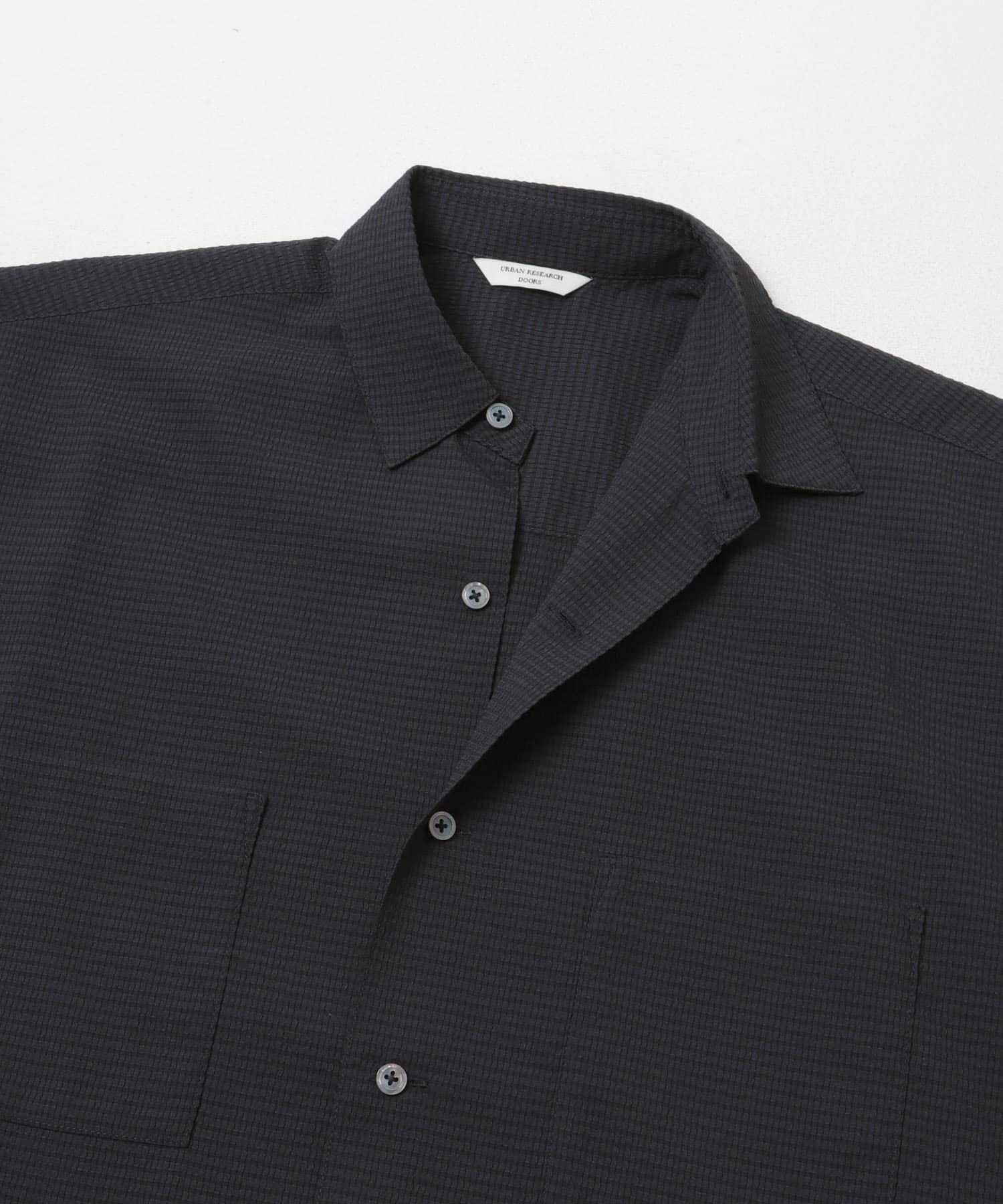 DotAir ショートスリーブ レギュラーカラーシャツ BLACK M