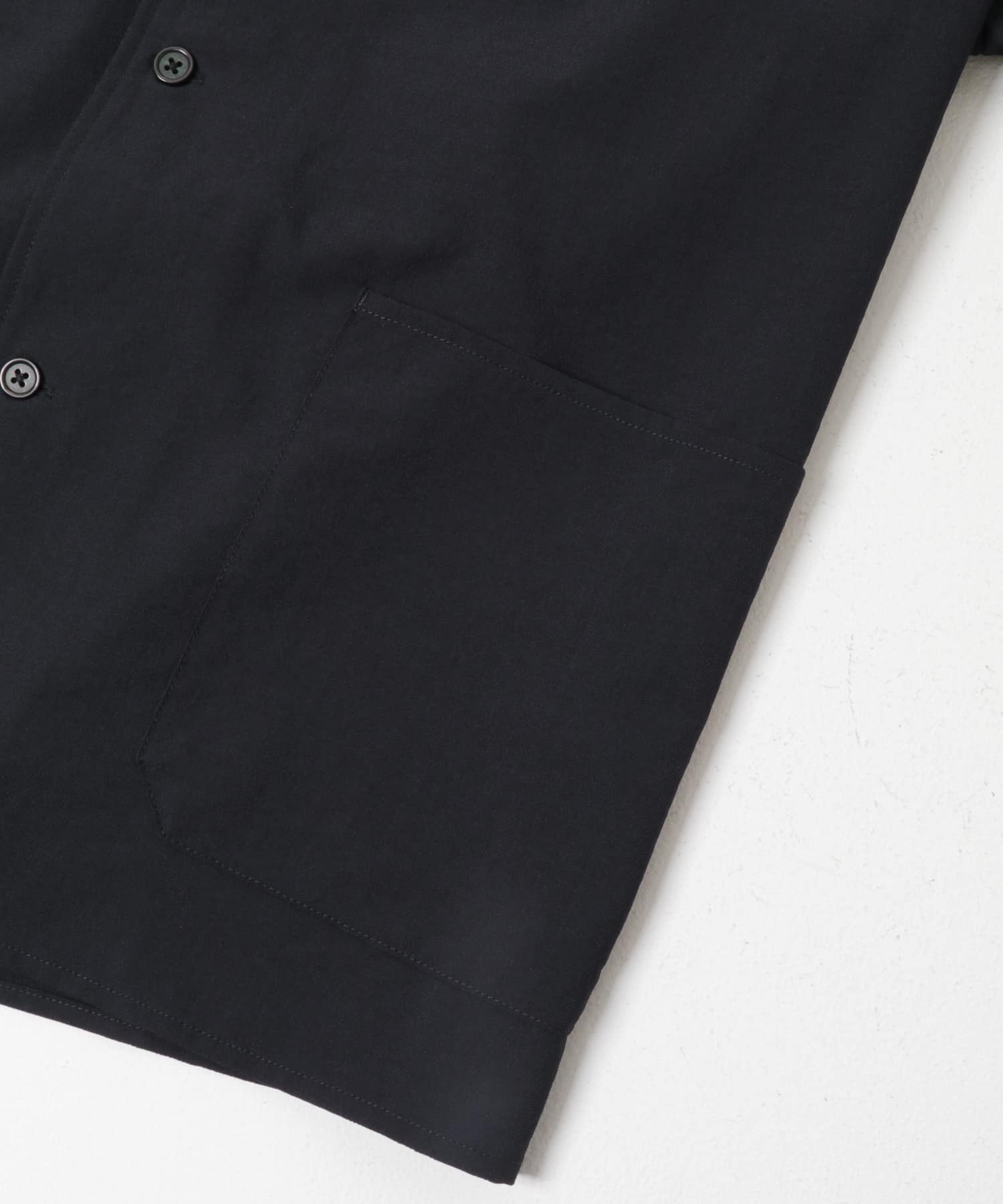 『イージーケア/速乾/UVカット』クイックドライショートスリーブシャツカバーオール NAVY M