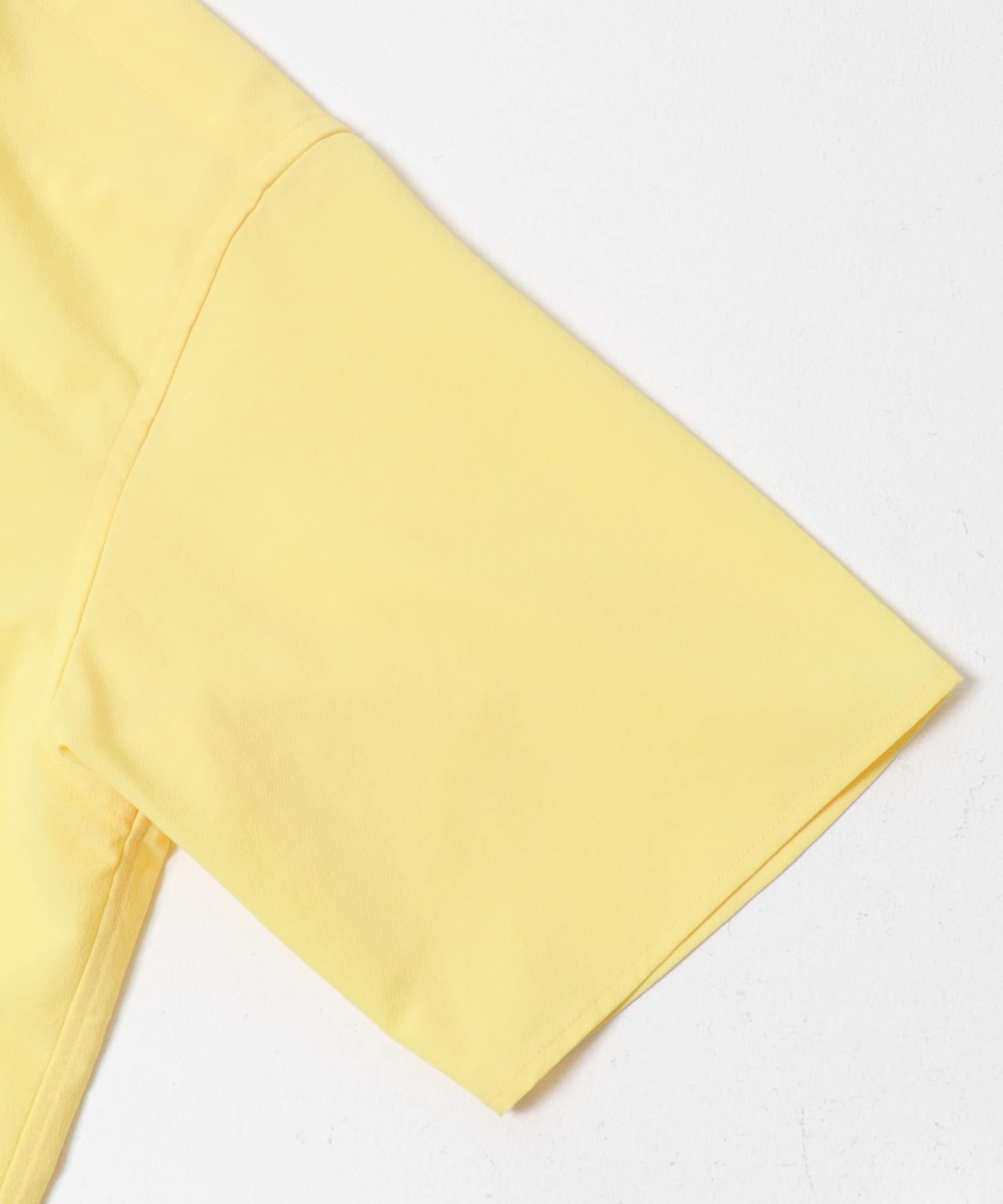 『イージーケア/速乾/UVカット』クイックドライショートスリーブシャツカバーオール YELLOW M