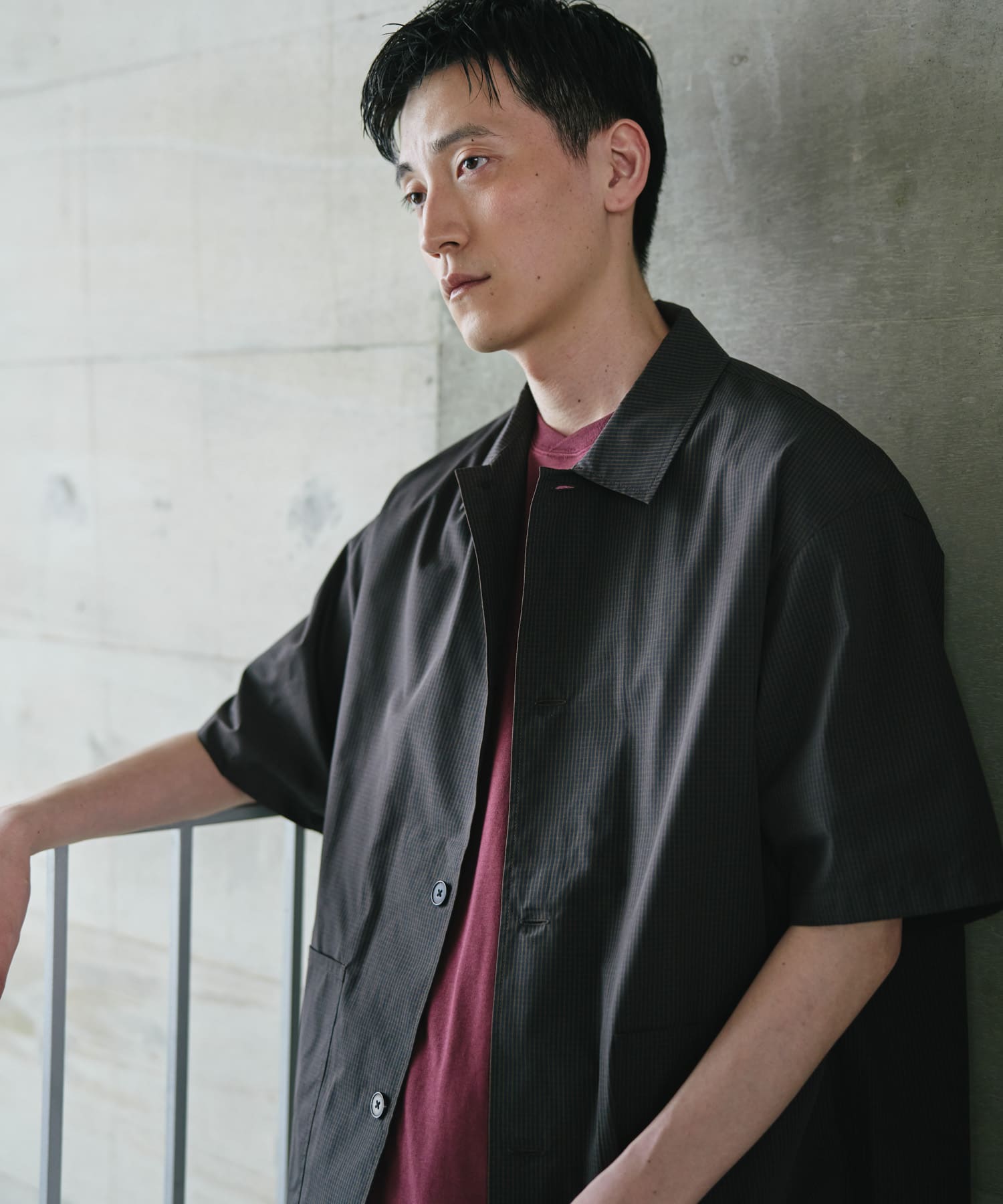 『速乾/イージーケア/UVカット』『URTECH』Aircare ショートスリーブシャツジャケット