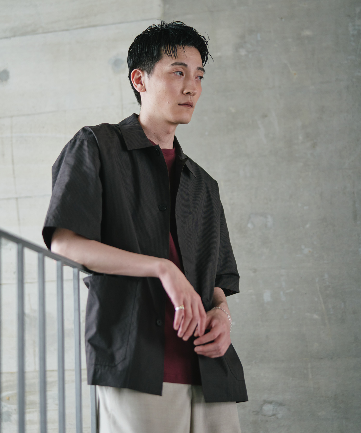 NAVY×BROWN