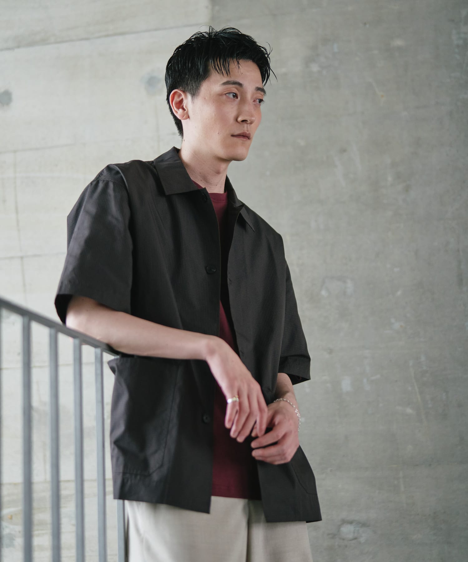 NAVY×BROWN