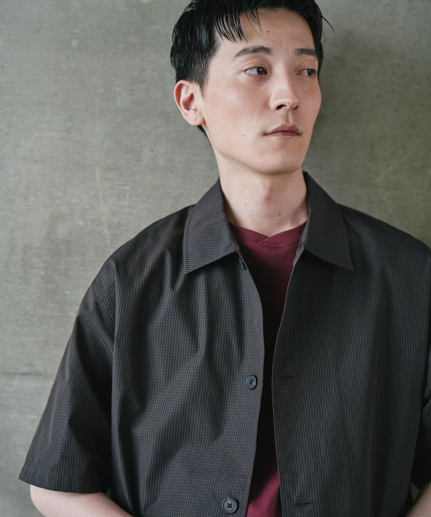 NAVY×BROWN