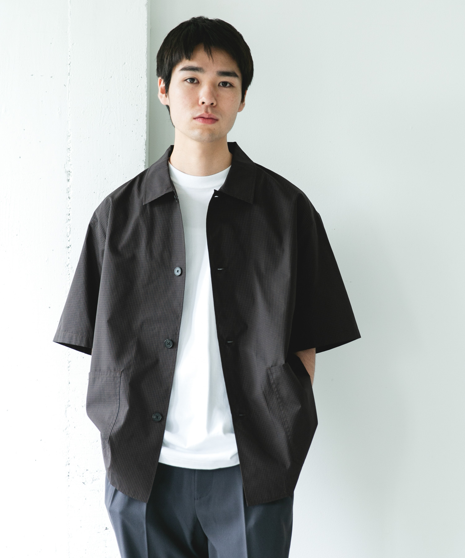 NAVY×BROWN