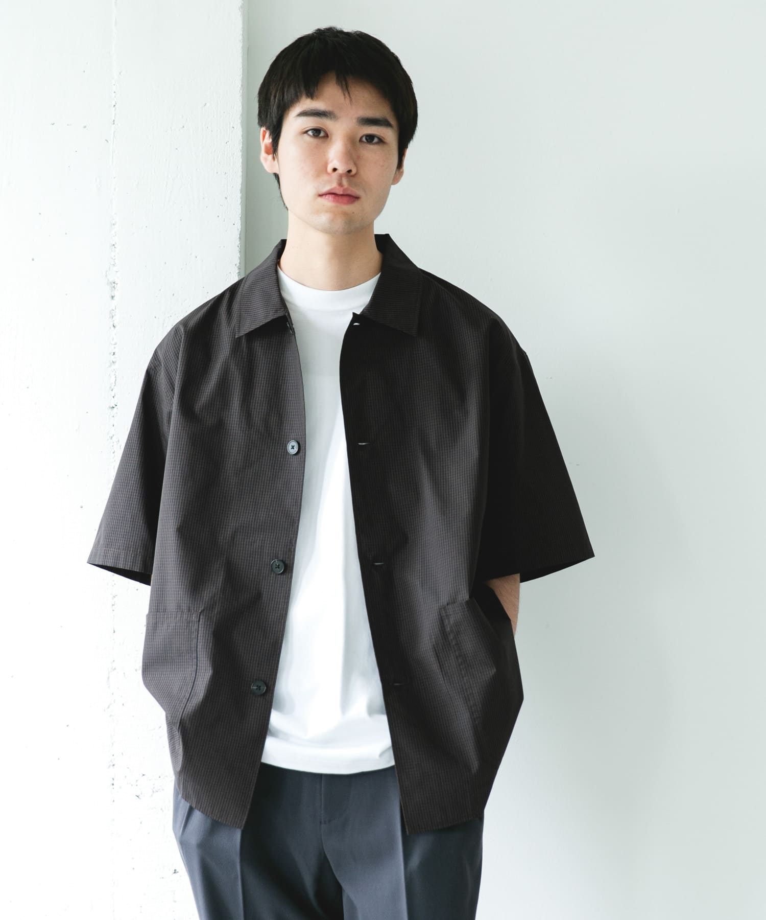 NAVY×BROWN