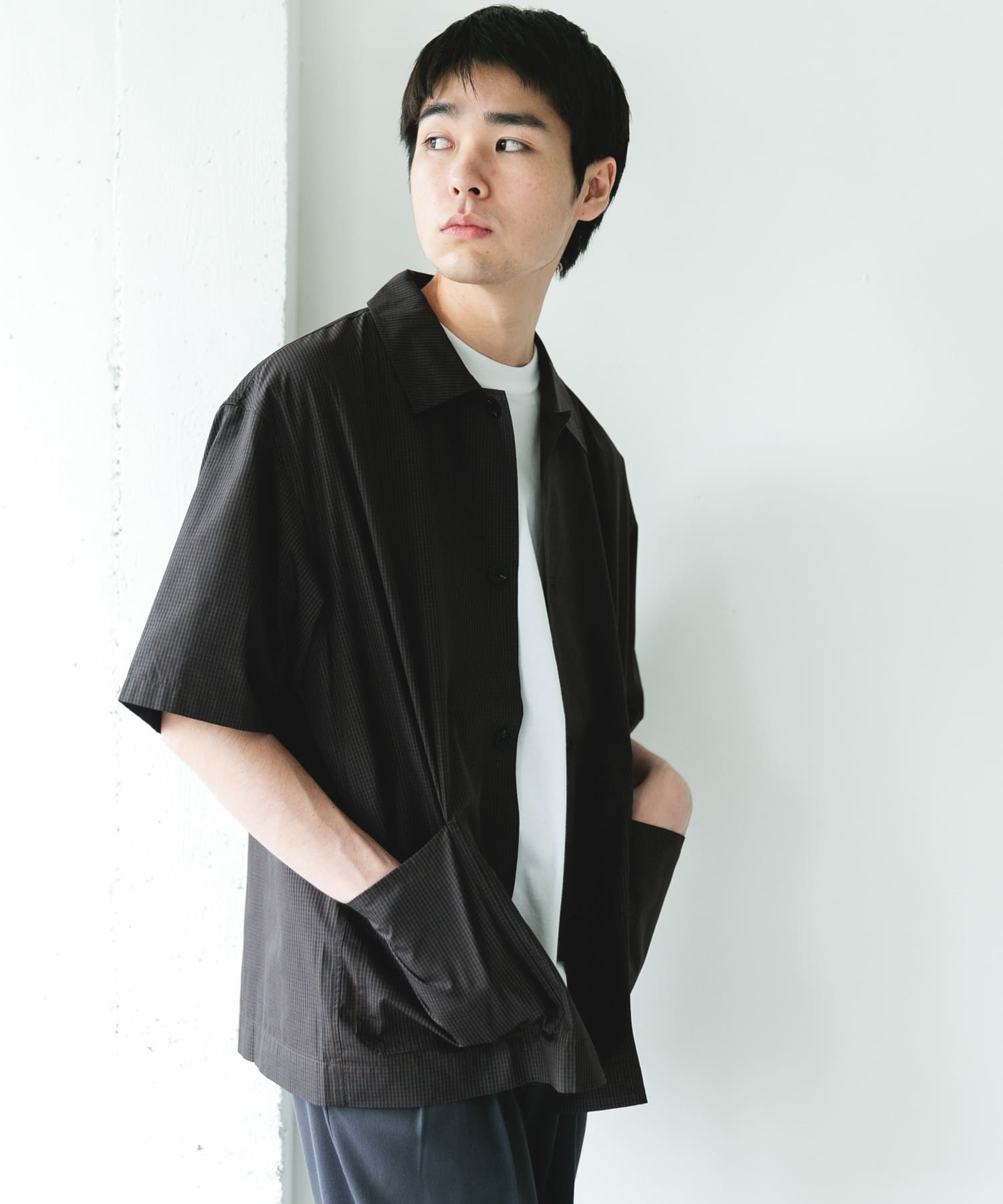 NAVY×BROWN