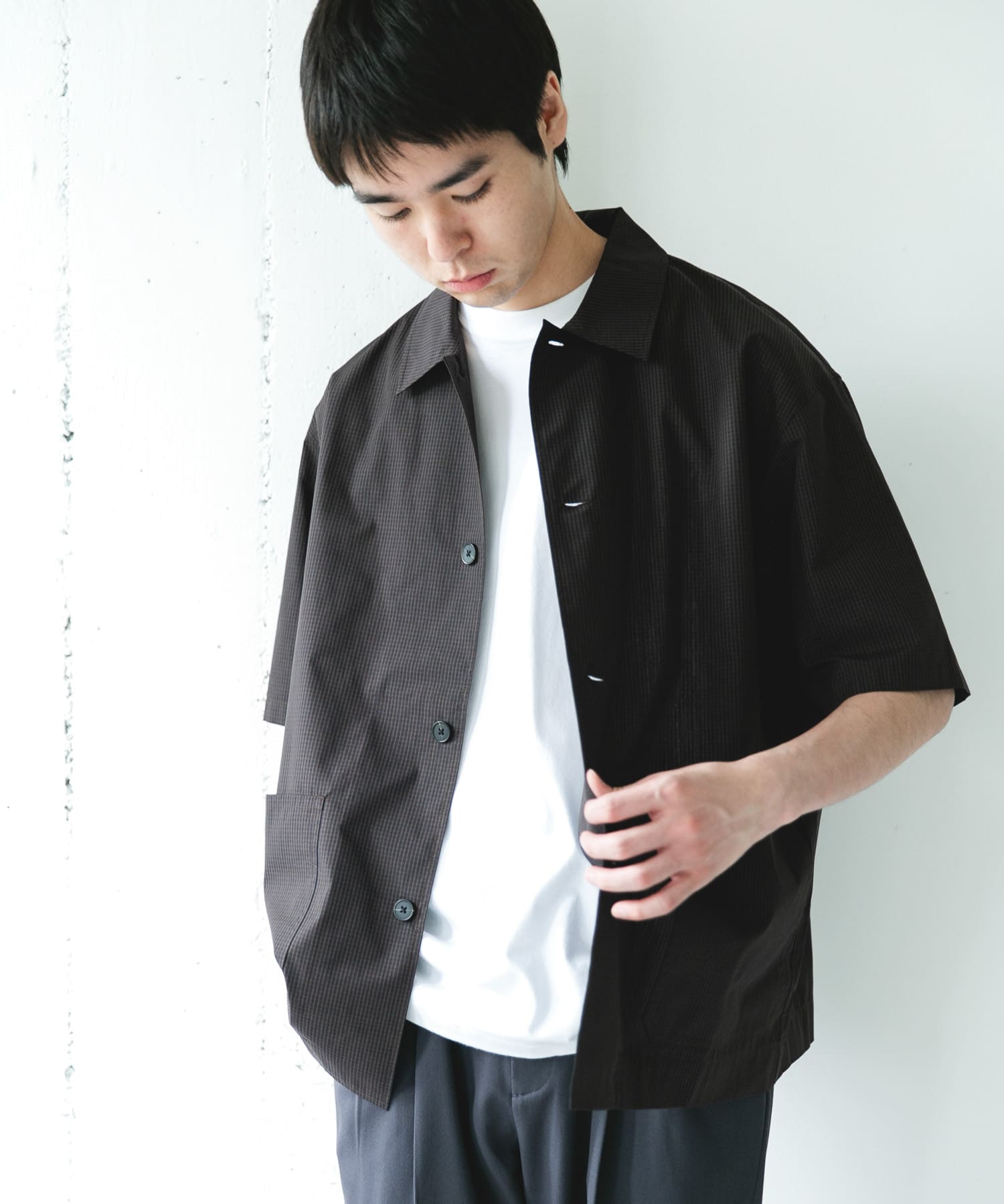 NAVY×BROWN