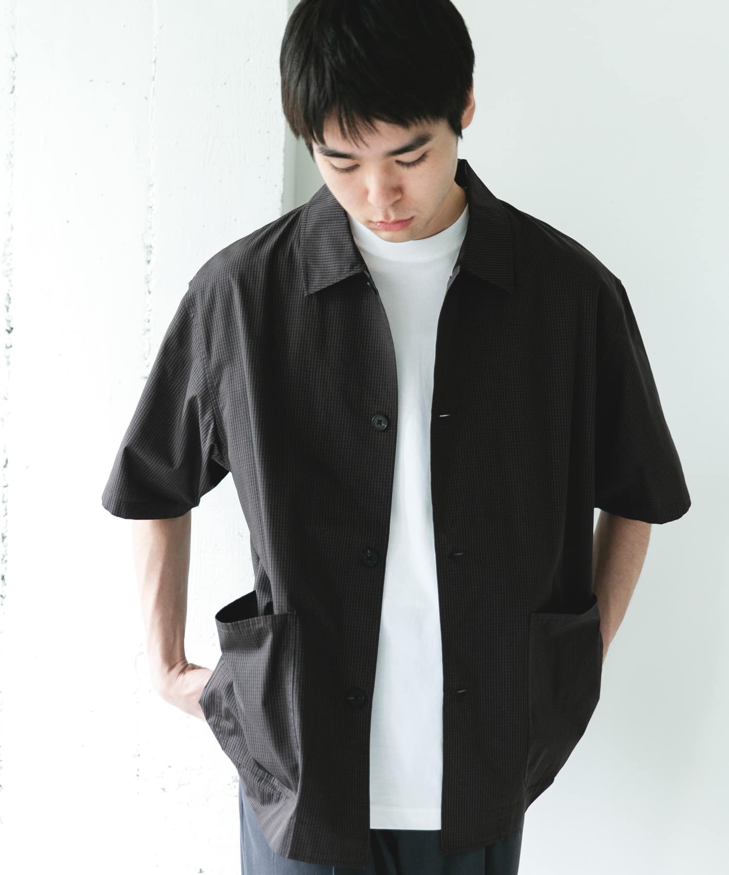 NAVY×BROWN