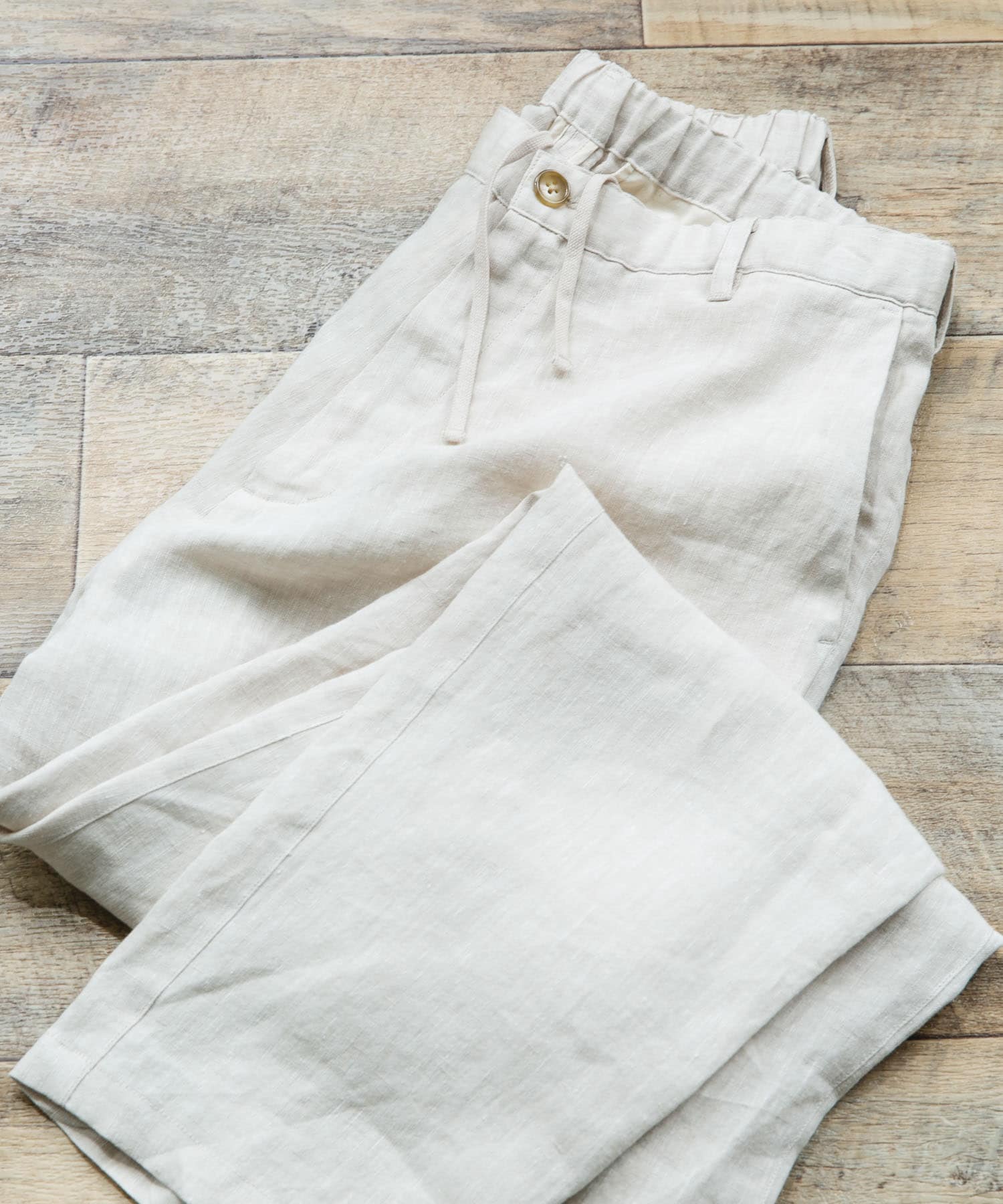 シルケットリネン イージートラウザー