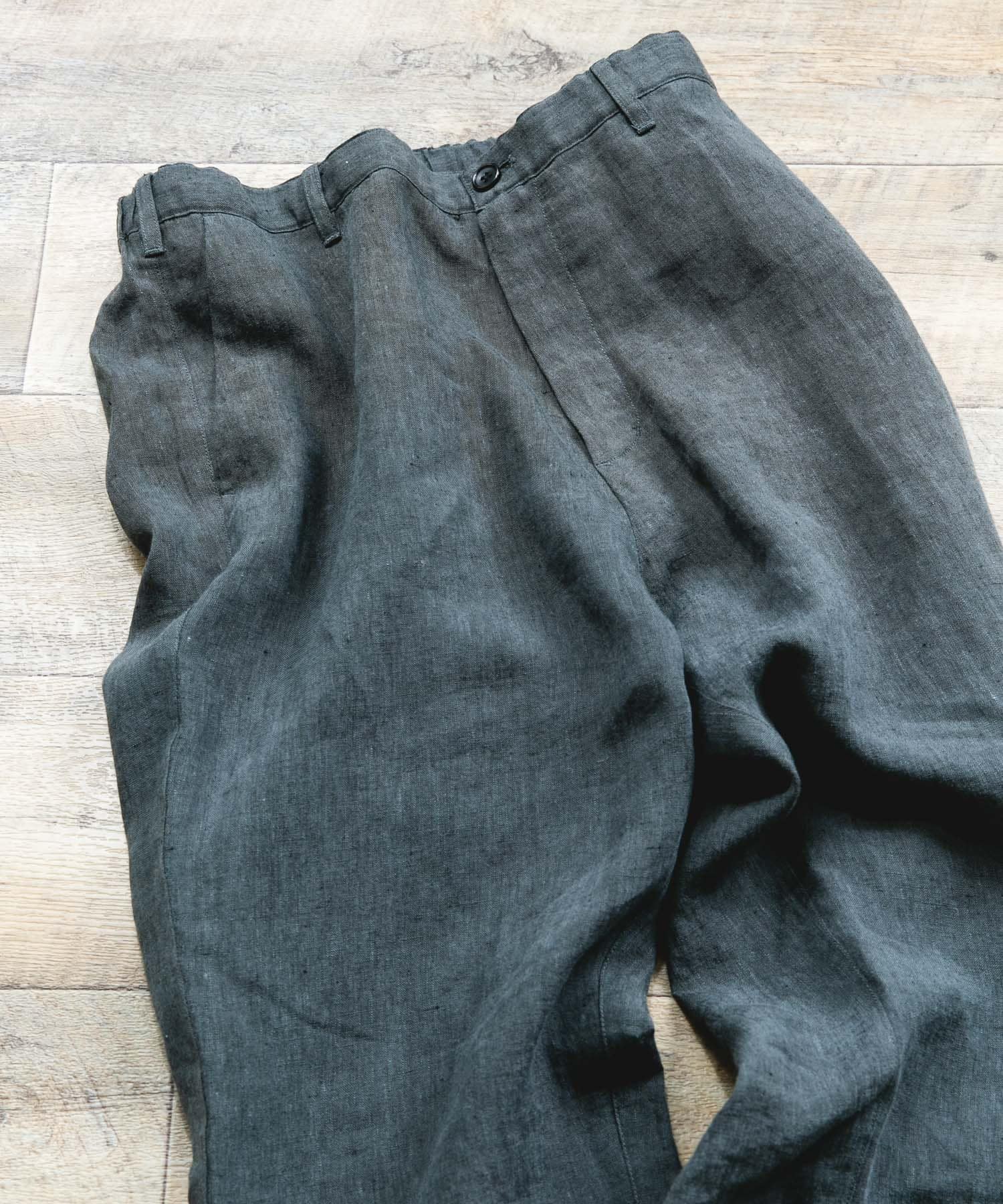 シルケットリネン イージートラウザー