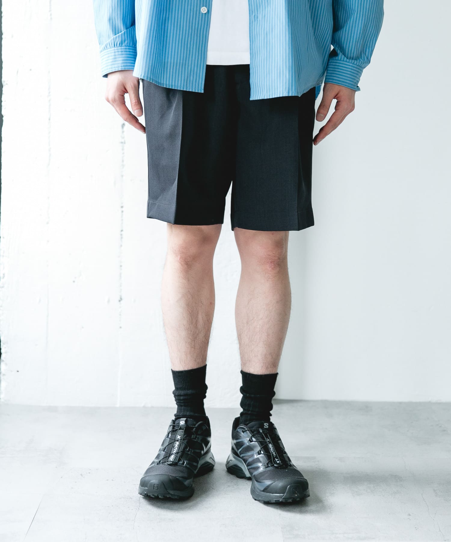 セオアルファドレスショーツ NAVY M