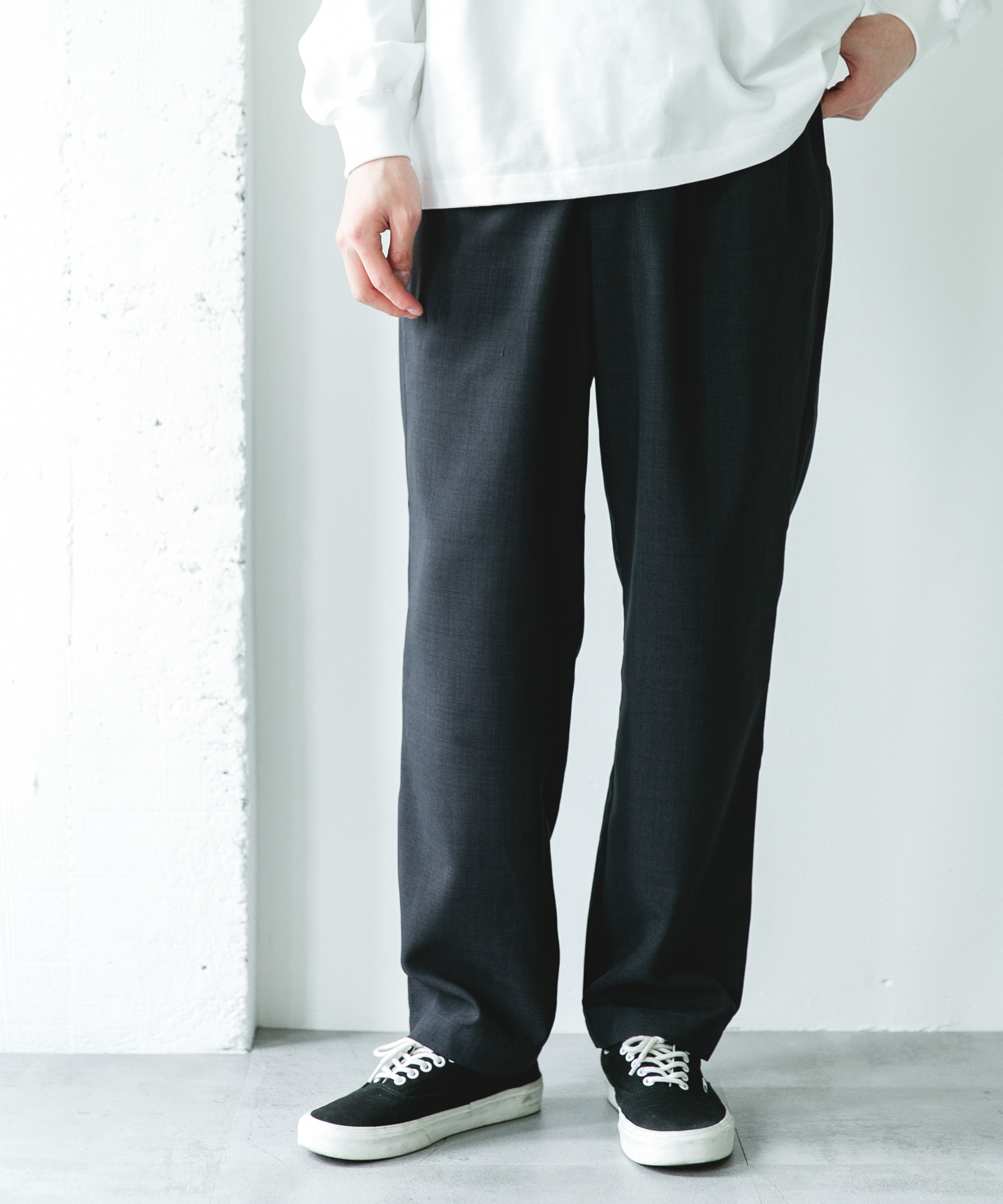 リネンライクイージートラウザー