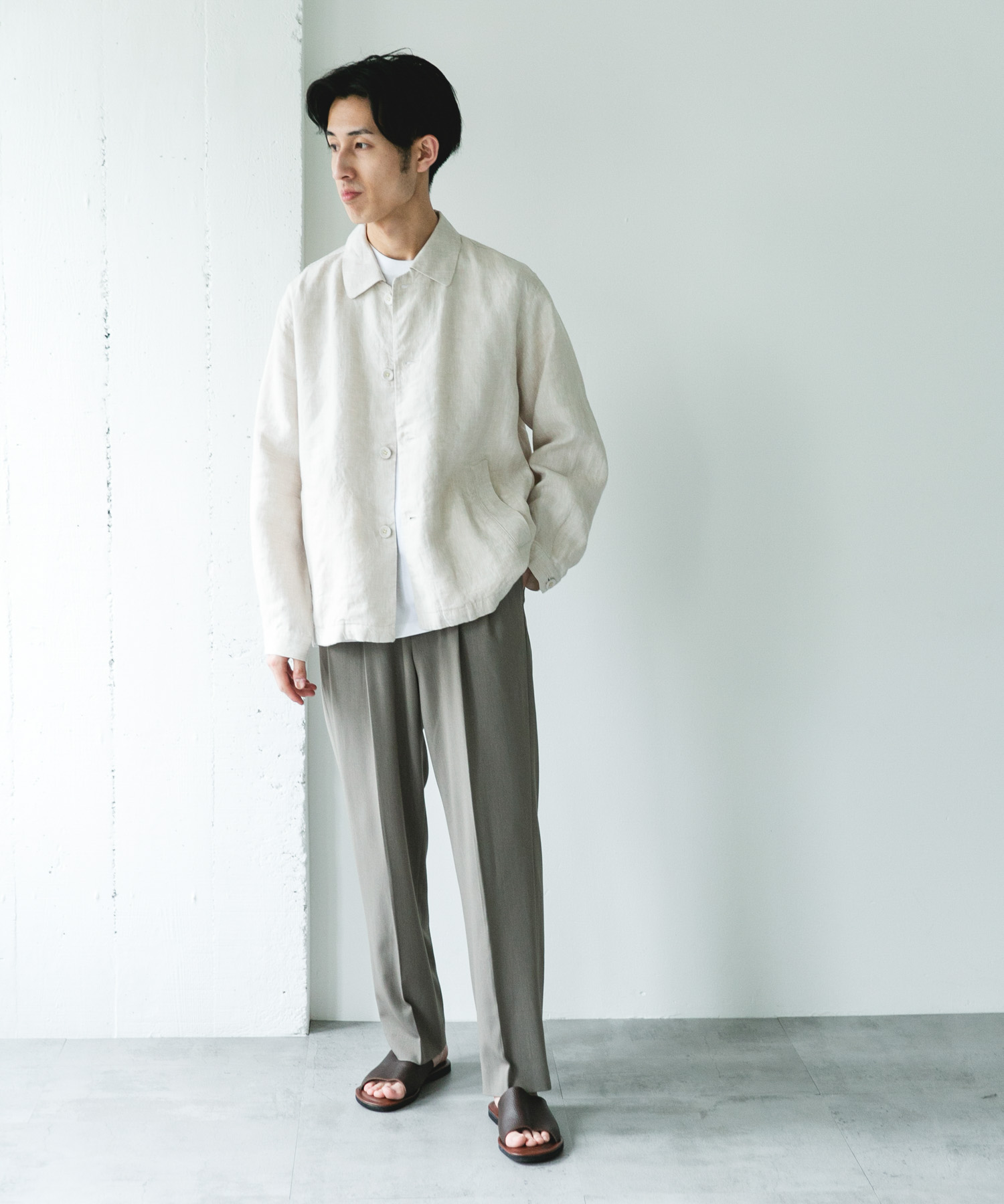 身長：180cm サイズ：L