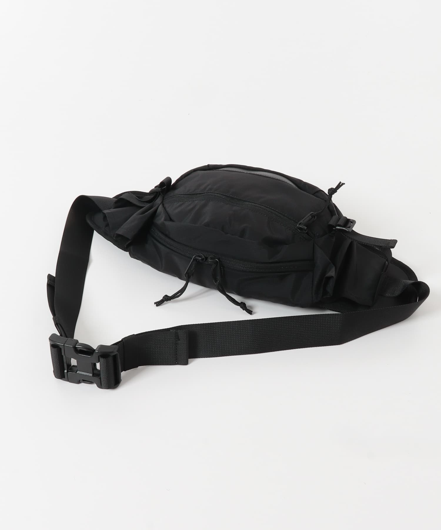 フロントポケットボディバッグ BLACK -