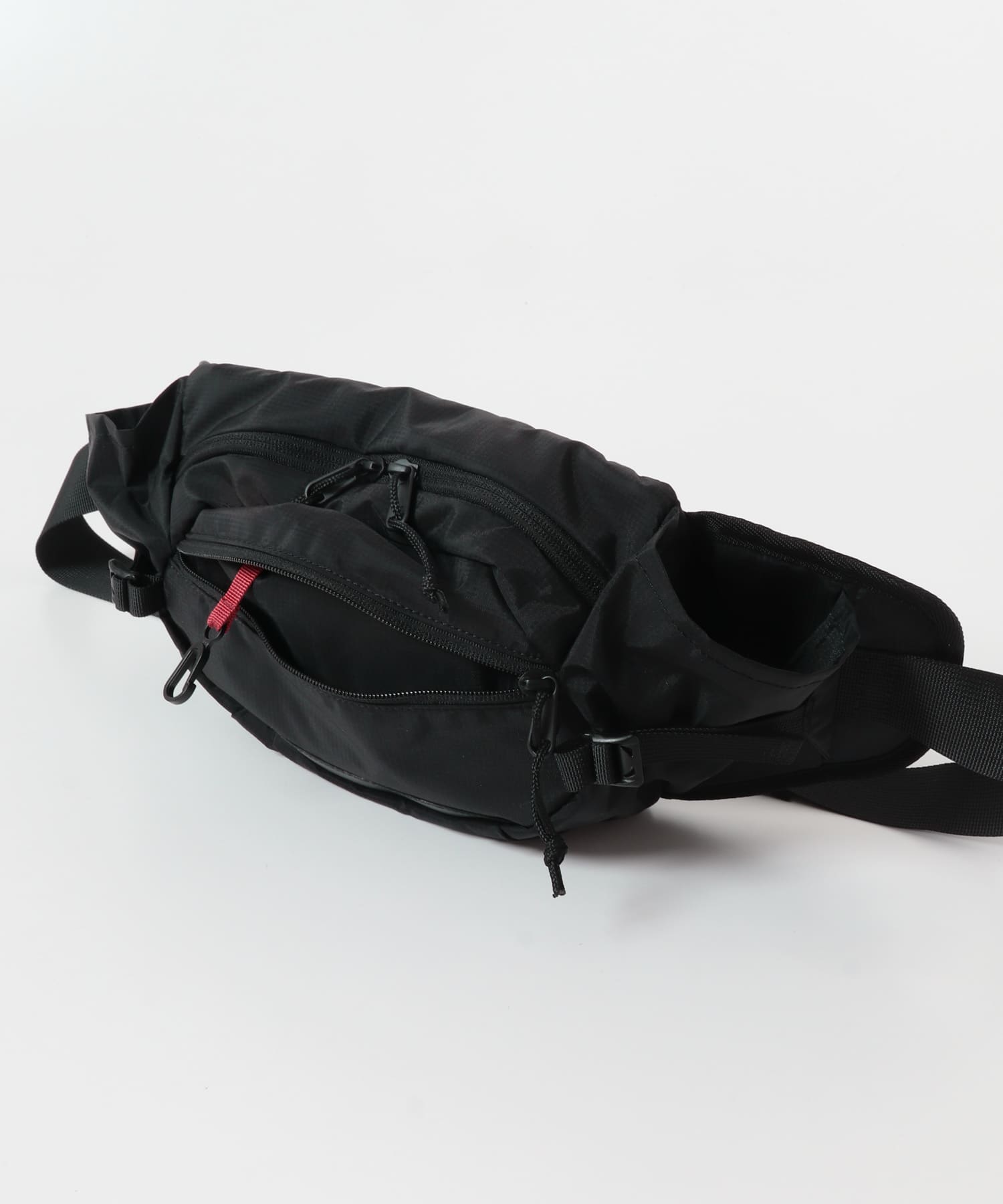 フロントポケットボディバッグ BLACK -
