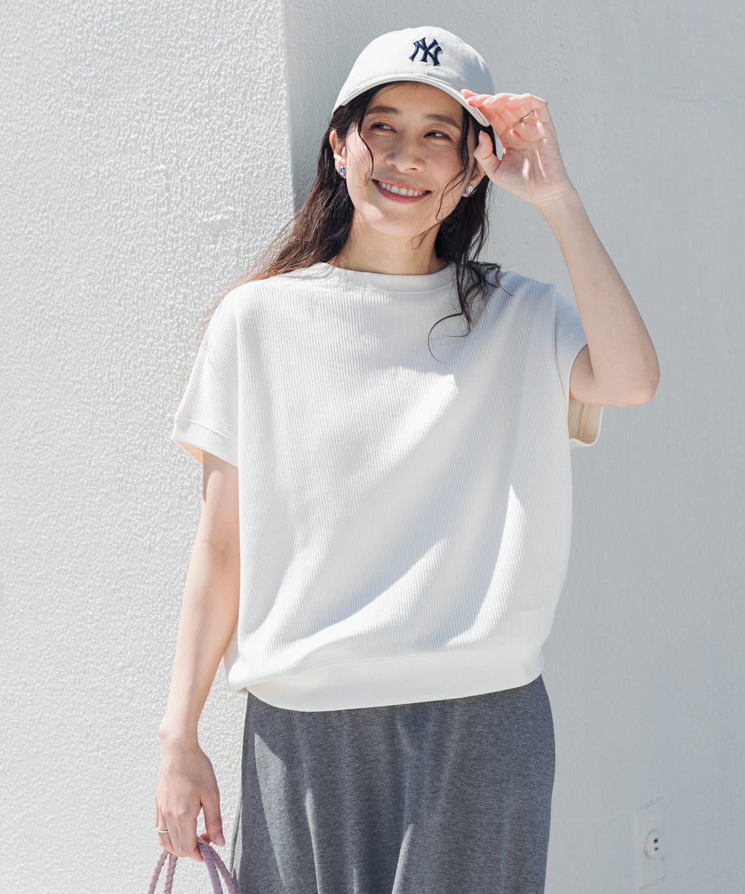 タックフライスフレンチTシャツ