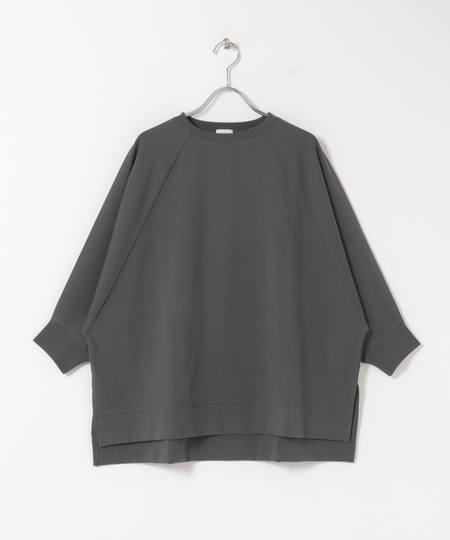 オーバーサイズドルマンプルオーバー CHARCOAL Free