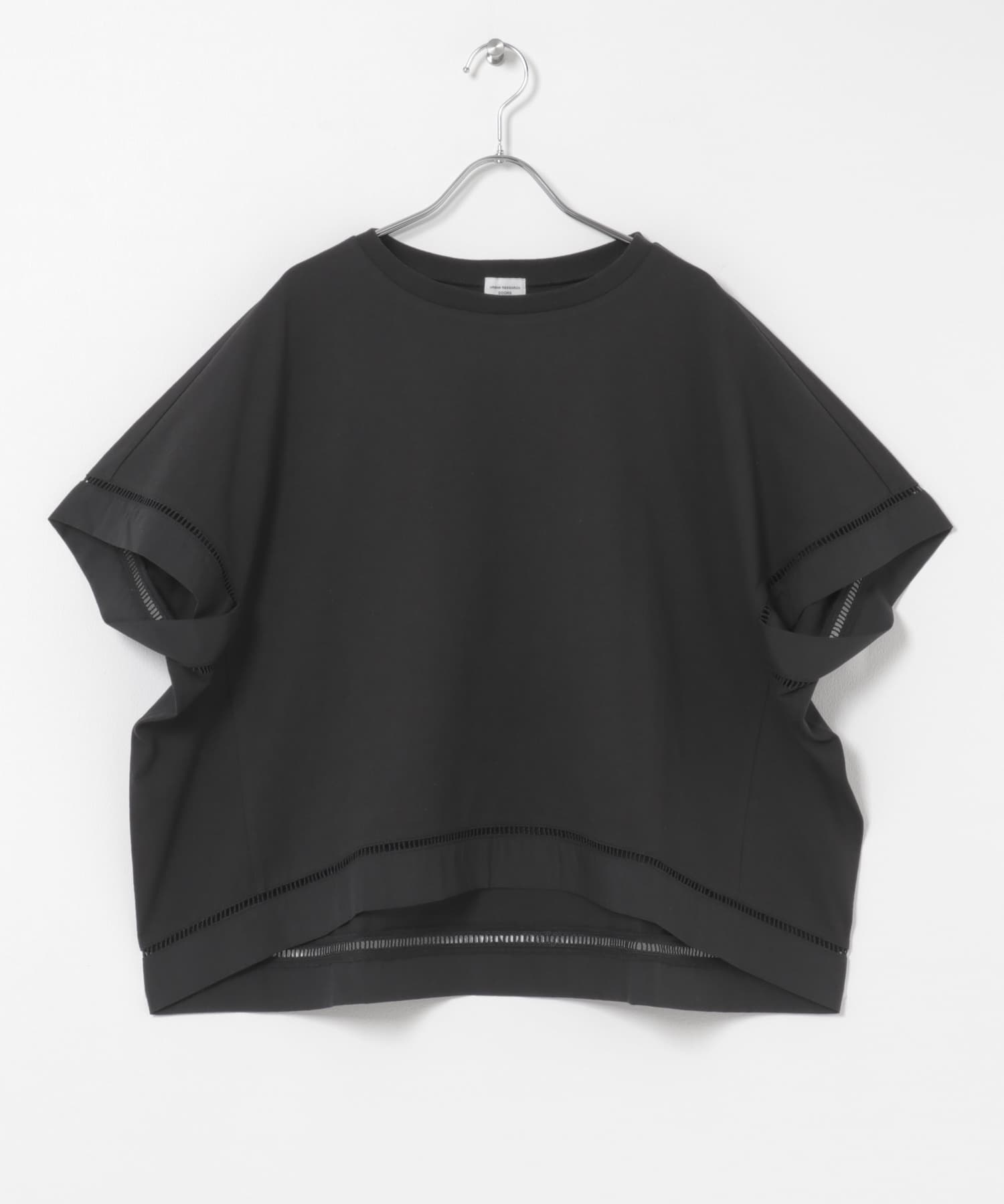 ハシゴレースドッキングプルオーバー BLACK Free